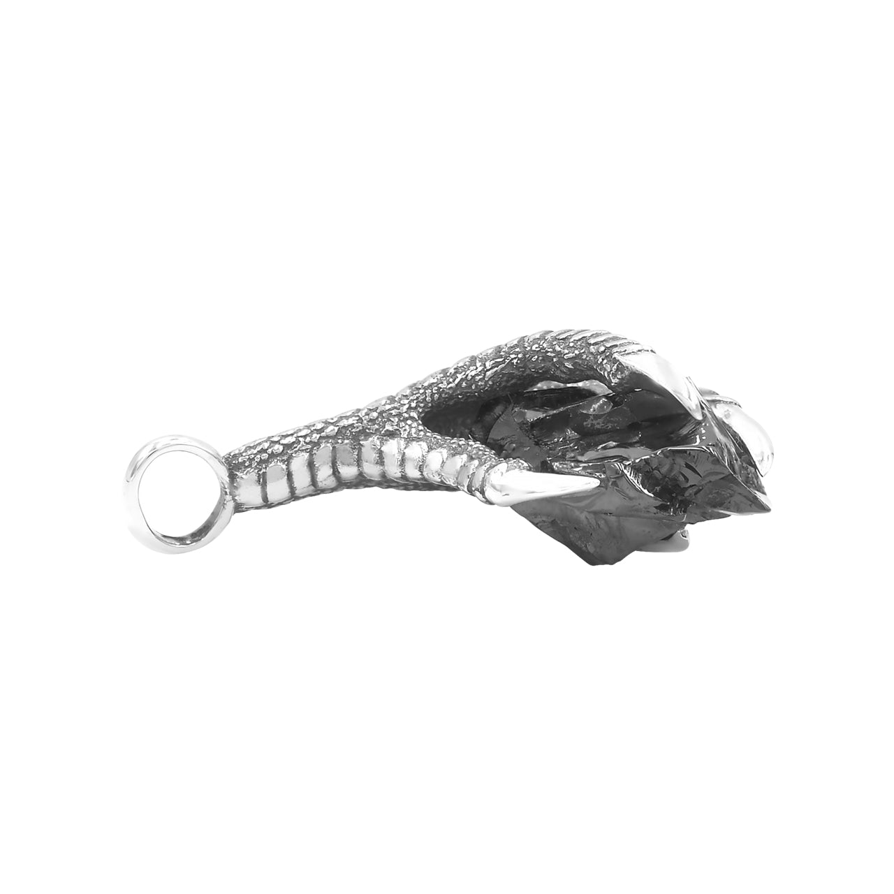 Starborn Gemstone Eagle Claw Pendant in Sterling Silver