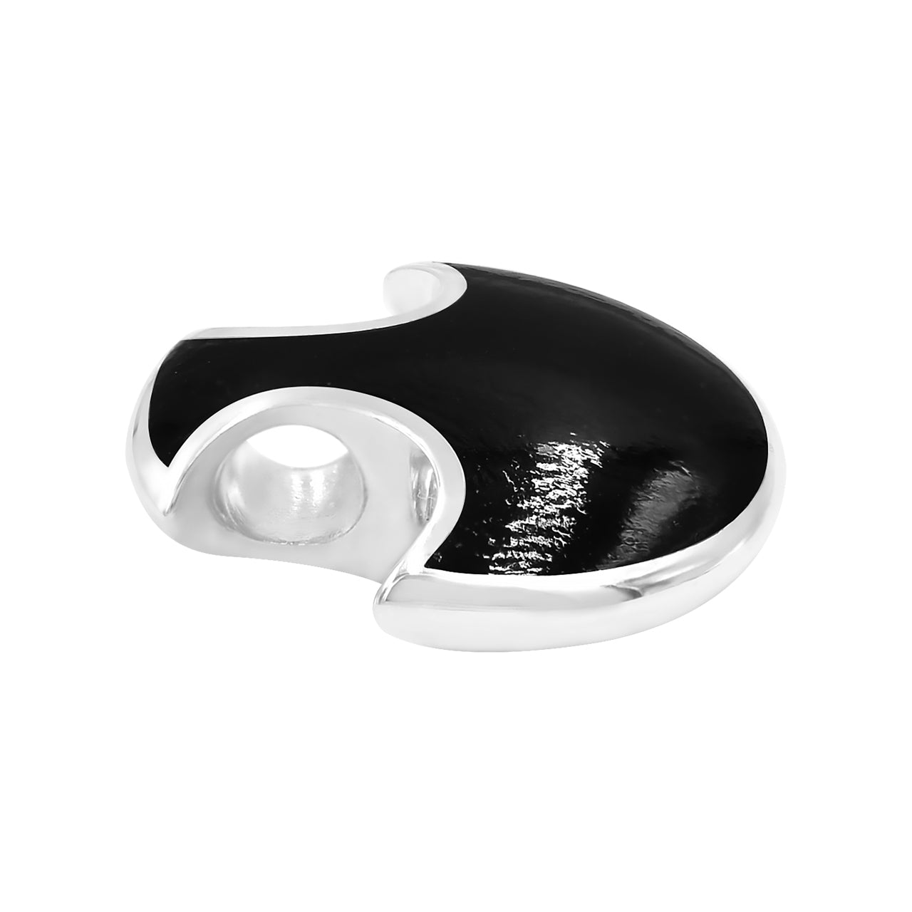 Starborn Shungite Battle Axe Head Pendant in Sterling Silver