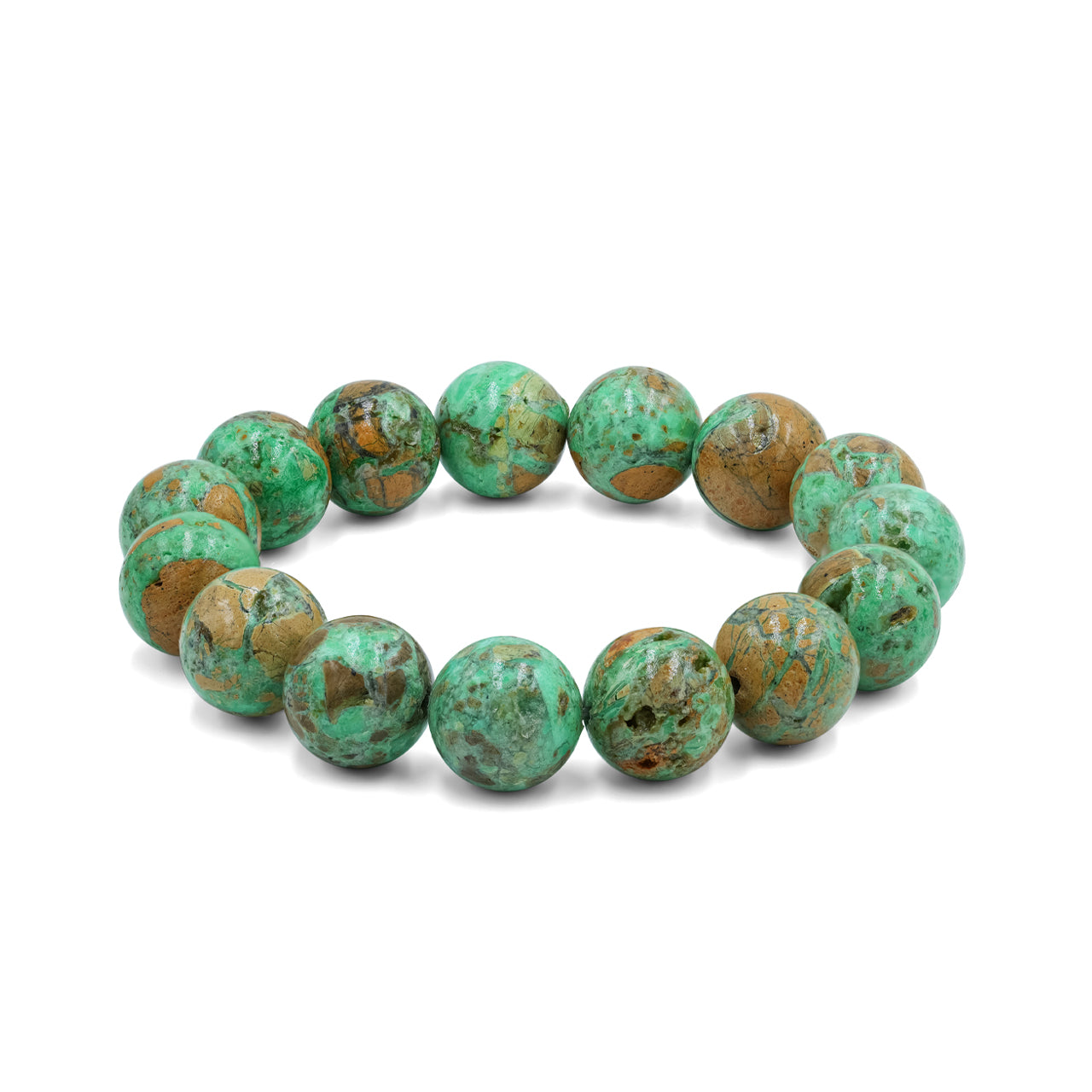 Starborn Smithsonite Beaded Elastic Bracelet