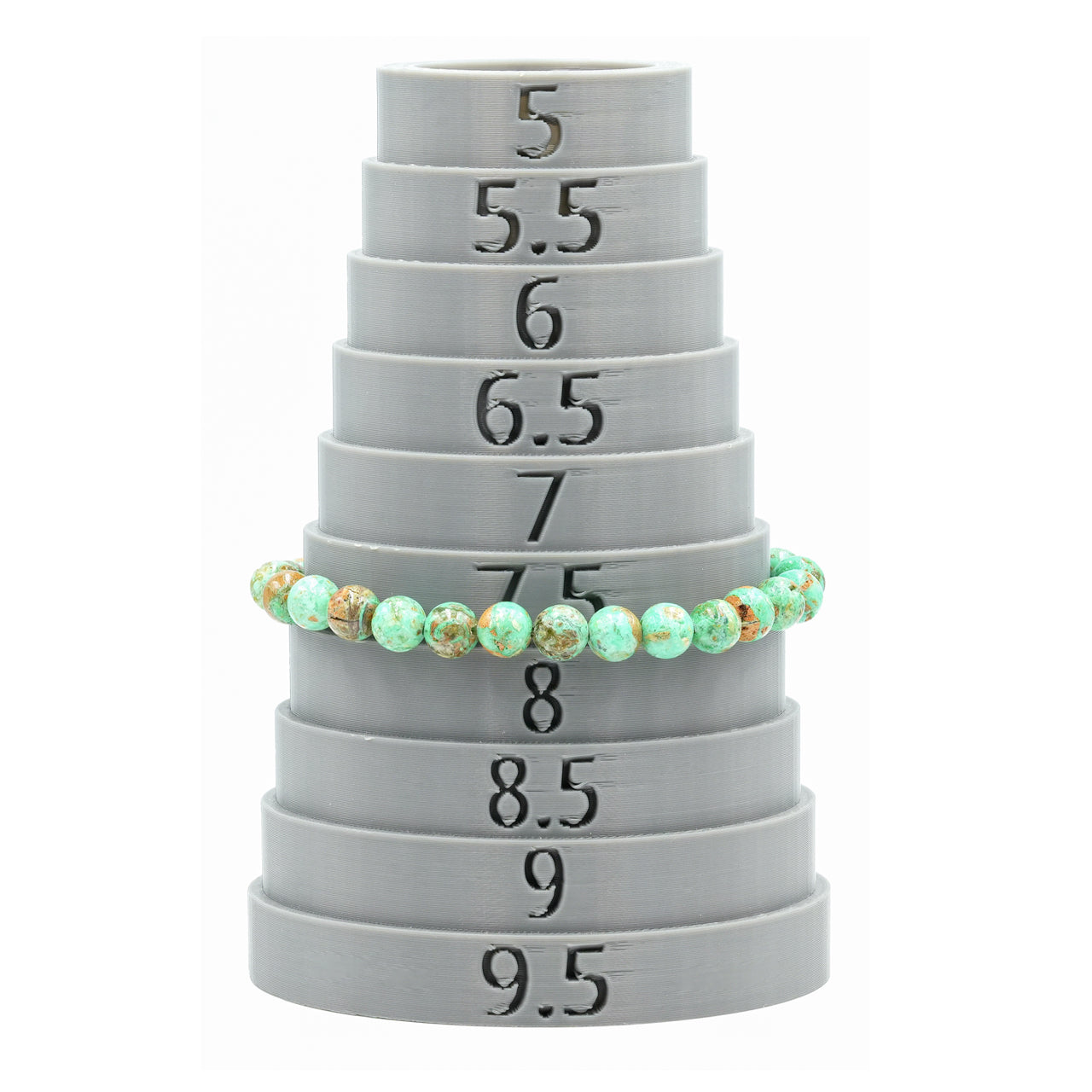 Starborn Smithsonite Beaded Elastic Bracelet