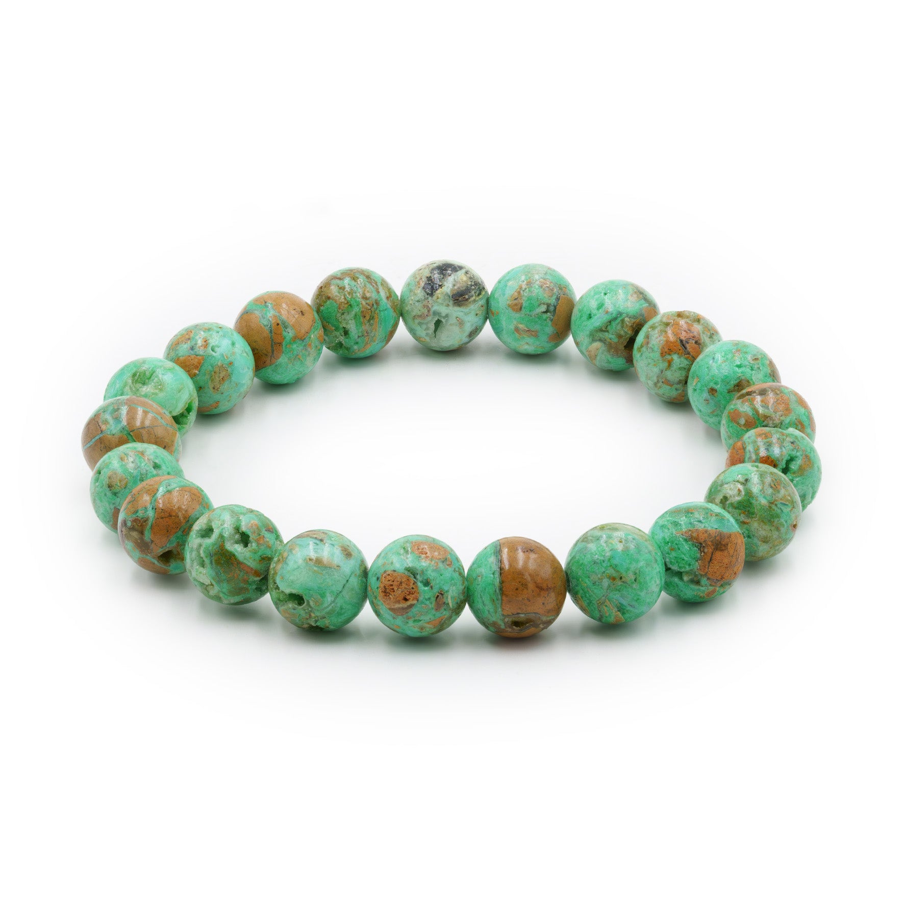Starborn Smithsonite Beaded Elastic Bracelet