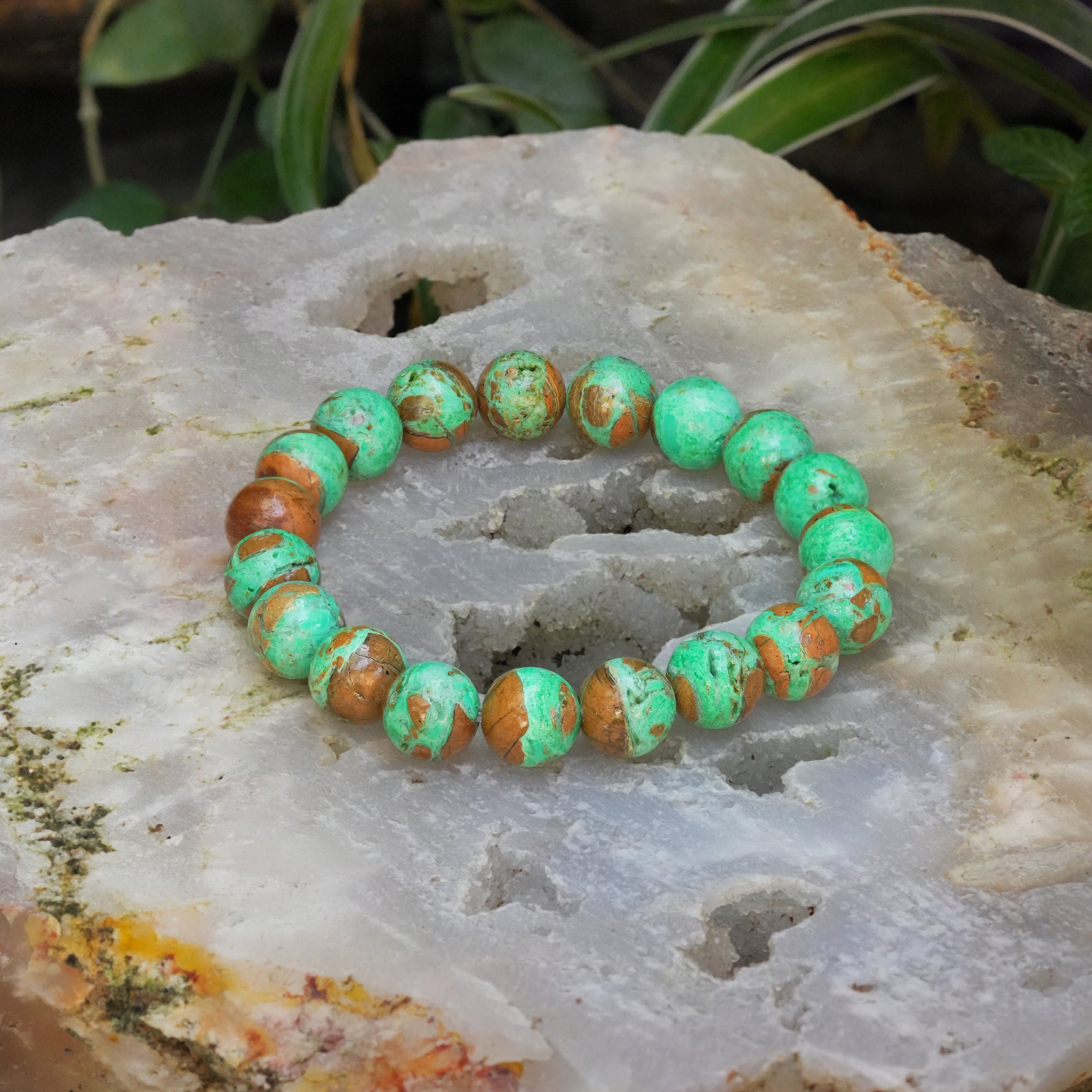 Pulsera elástica con cuentas de esmitonita Starborn