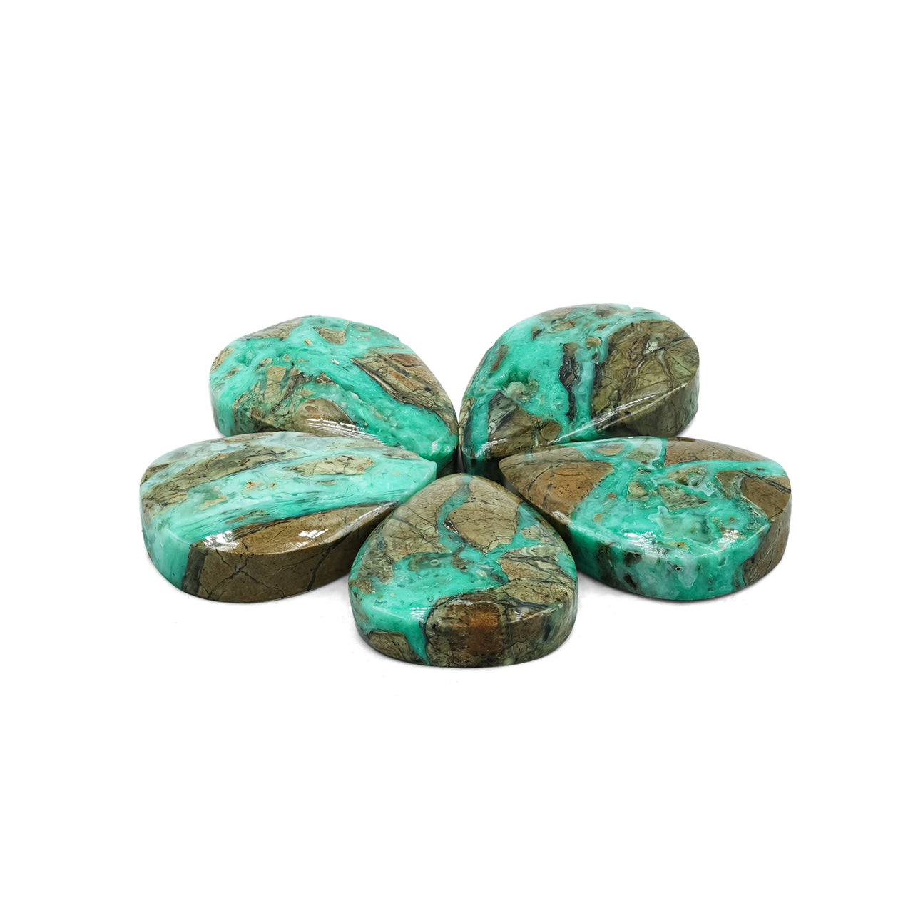 Starborn Smithsonite Pear Cabochon 25 mm Tall - 1 piece