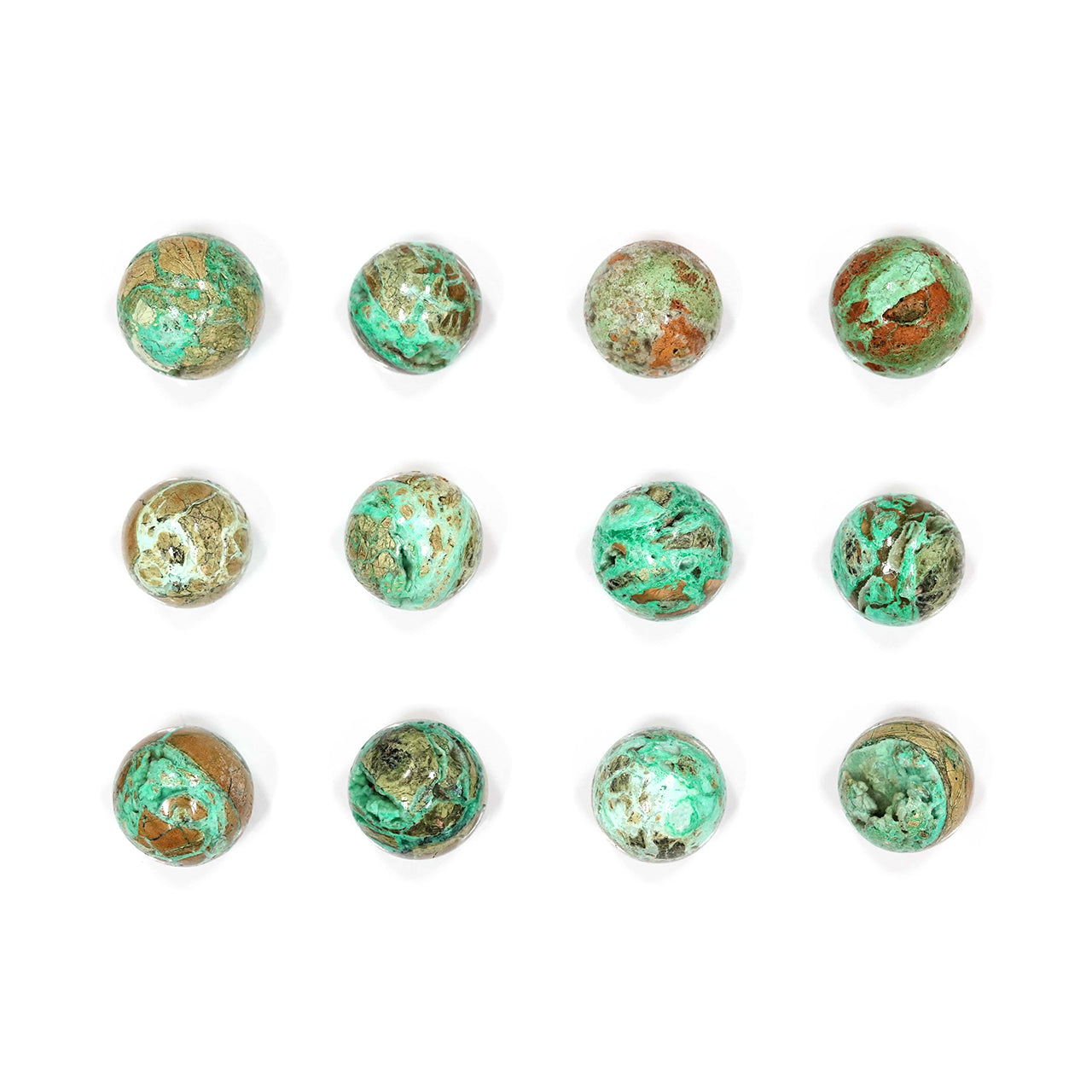 Starborn Smithsonite Spheres 600 grams - 12 pieces