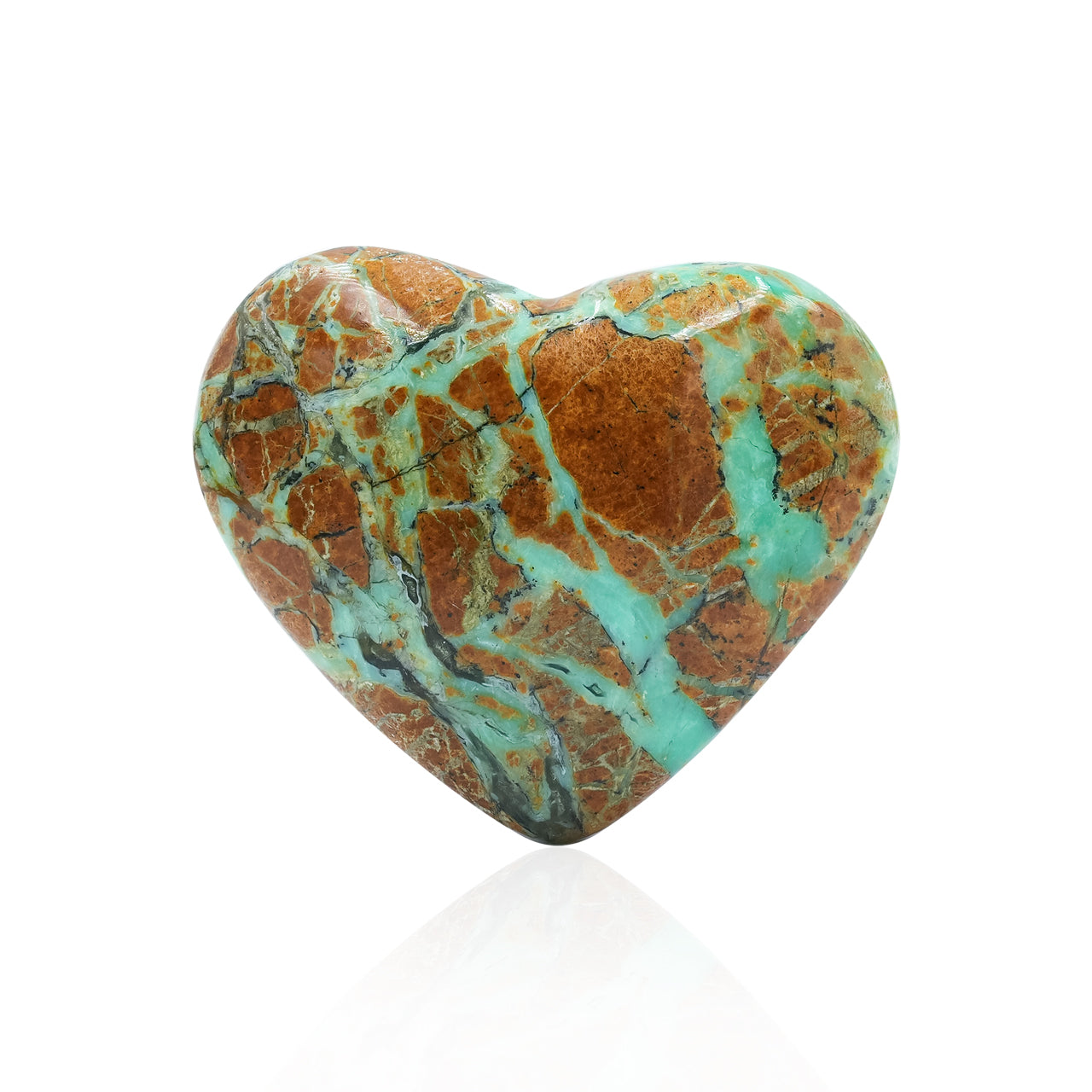 Starborn Smithsonit Herz Cabochon 29-33 mm - 1 Stück