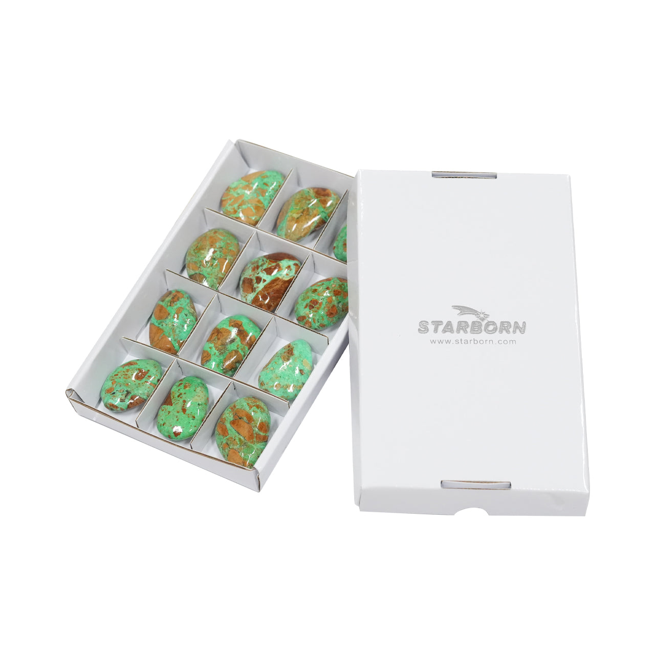 Smithsonite Freeform Palm Stones 300 grams - 12 pieces