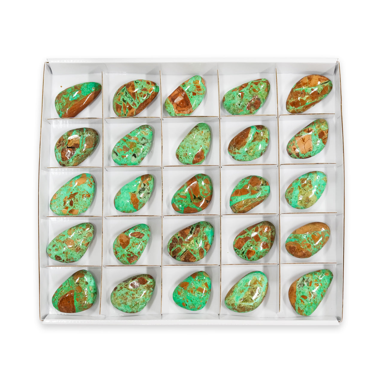 Smithsonite Freeform Palm Stones 1000 grams - 25 pieces