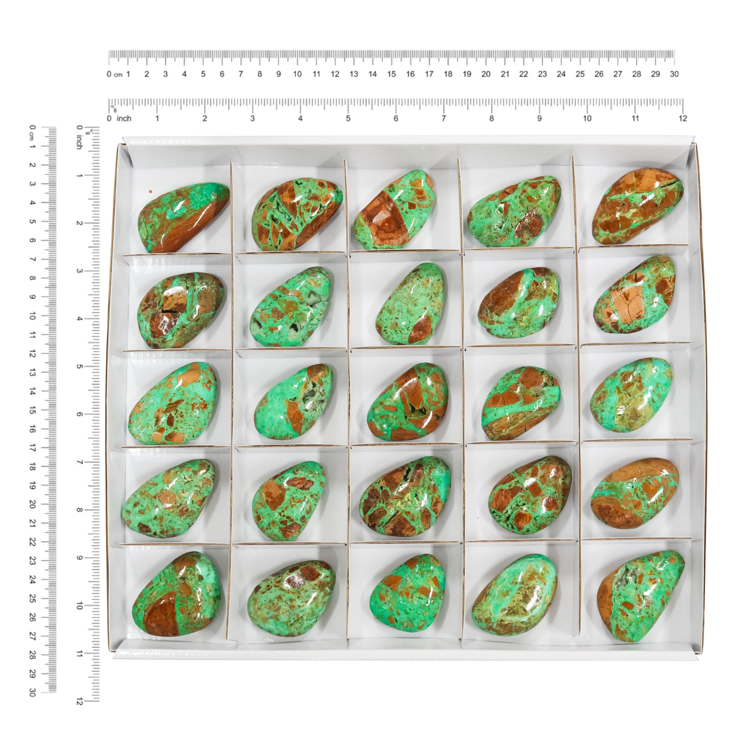 Smithsonite Freeform Palm Stones 1000 grams - 25 pieces