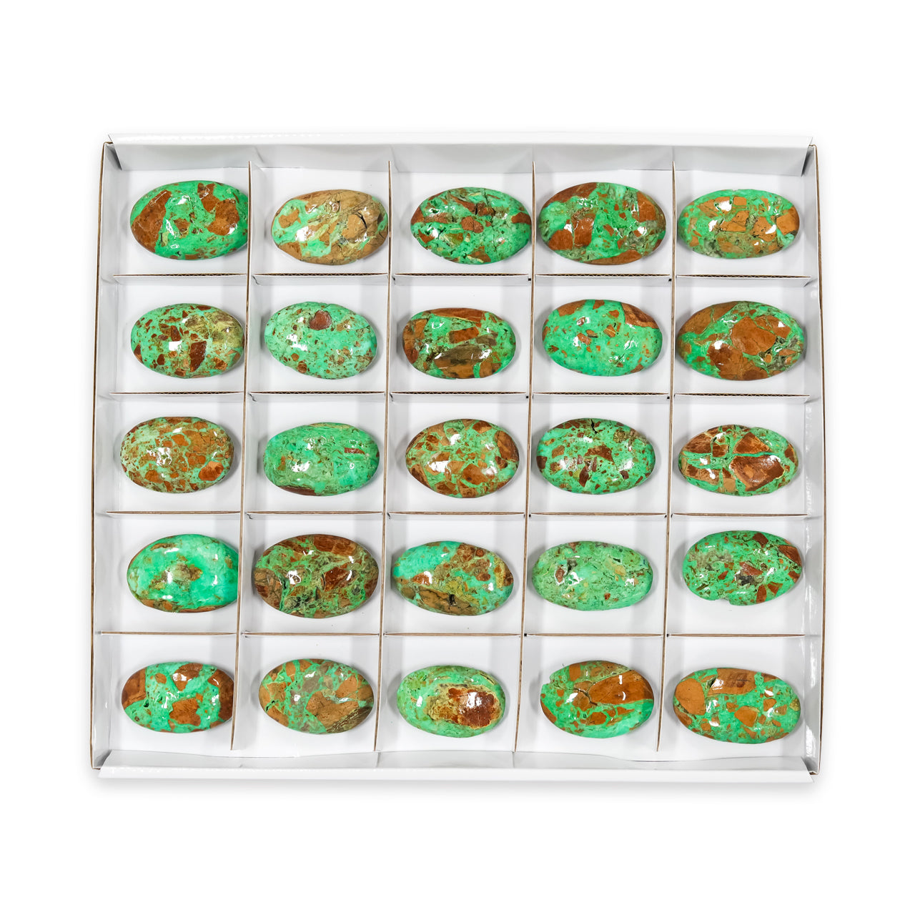 Smithsonite Polished Palm Stones 1000 grams - 25 pieces