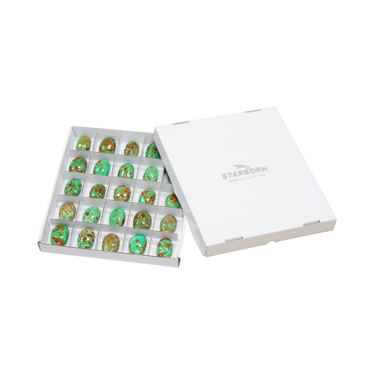 Smithsonite Polished Palm Stones 1000 grams - 25 pieces