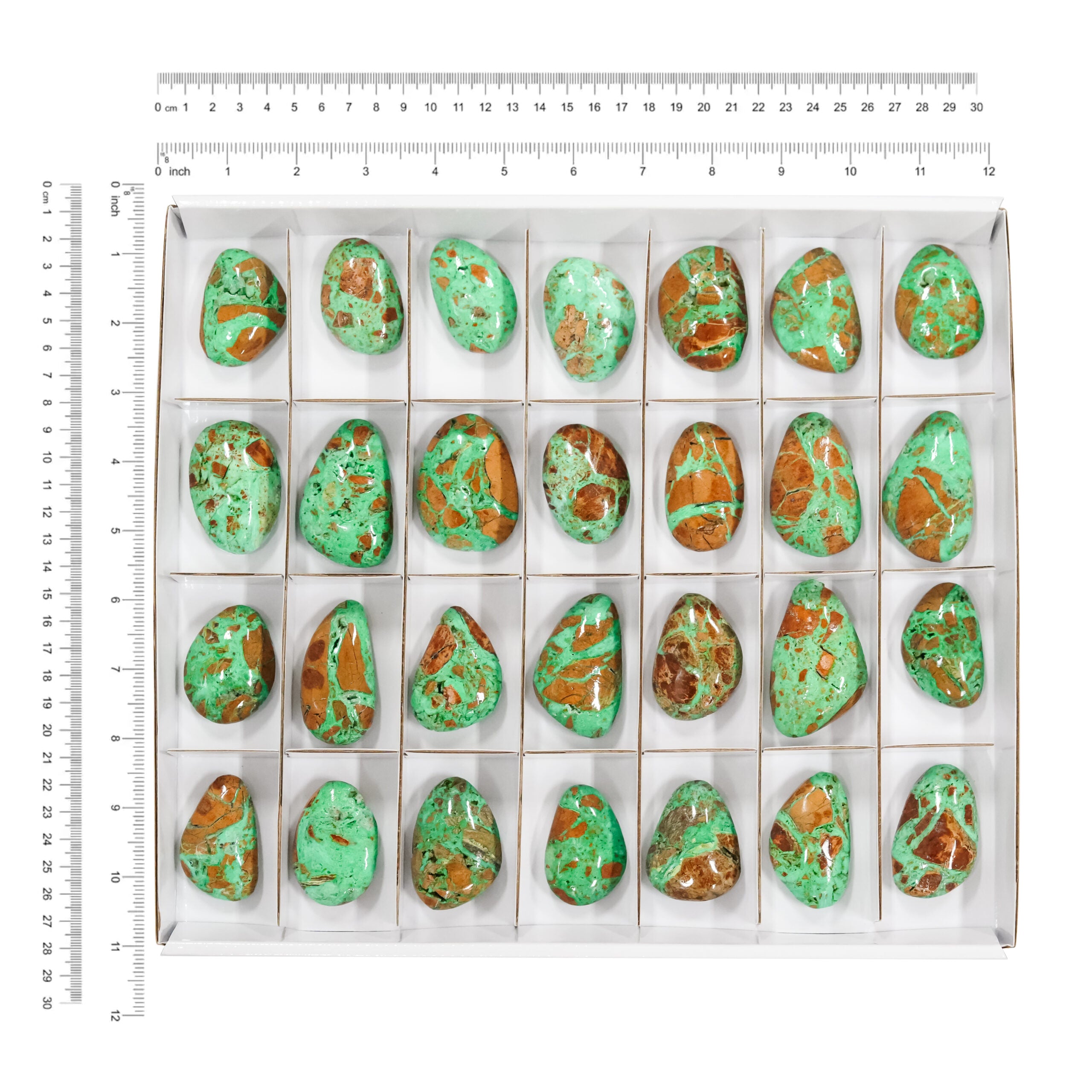 Smithsonite Freeform Palm Stones 1000 grams - 28 pieces