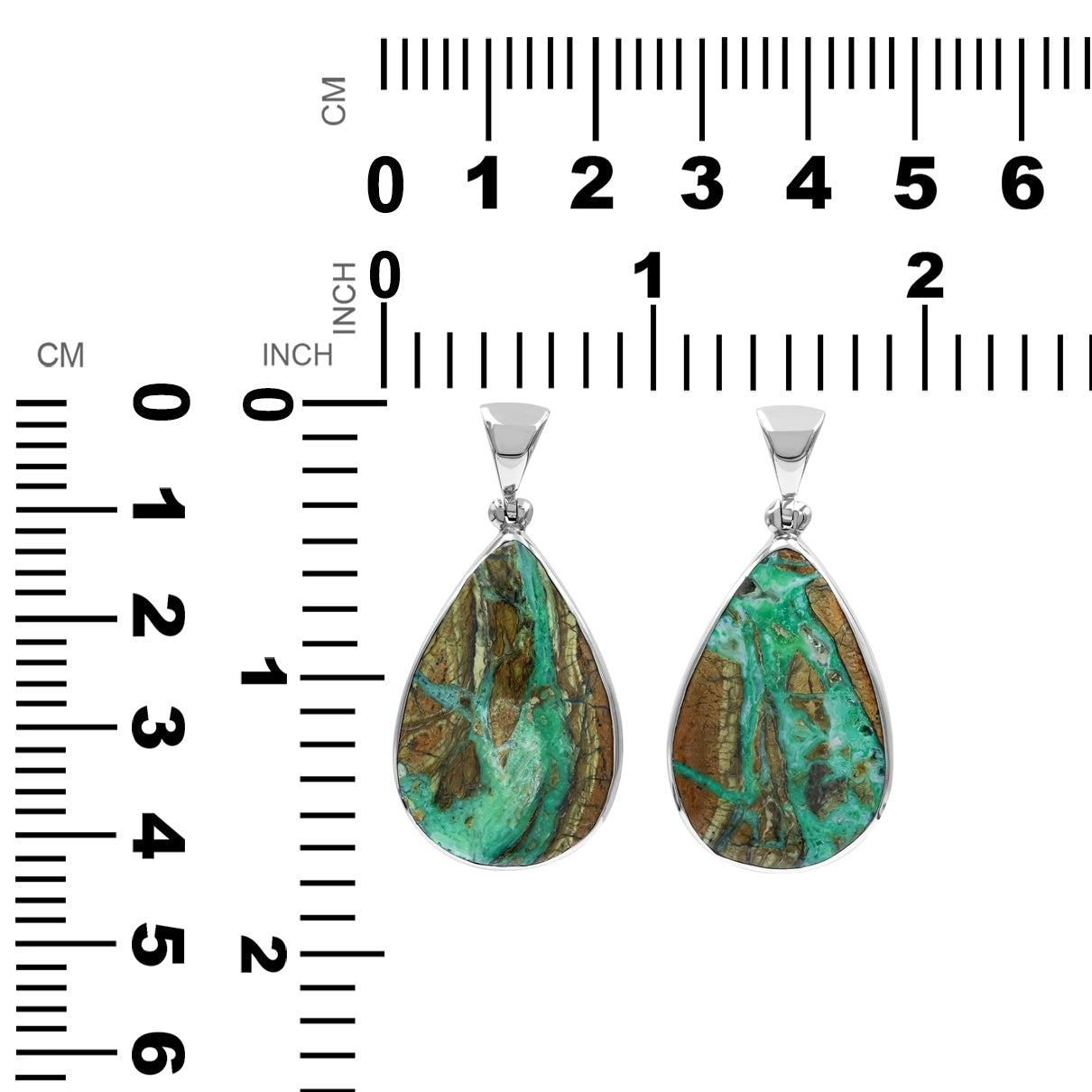 Smithsonite Pear Pendant