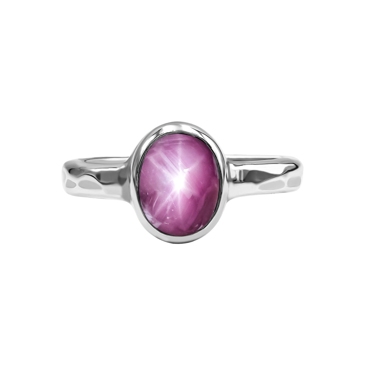 Starborn Star Ruby Ring in Sterling Silver
