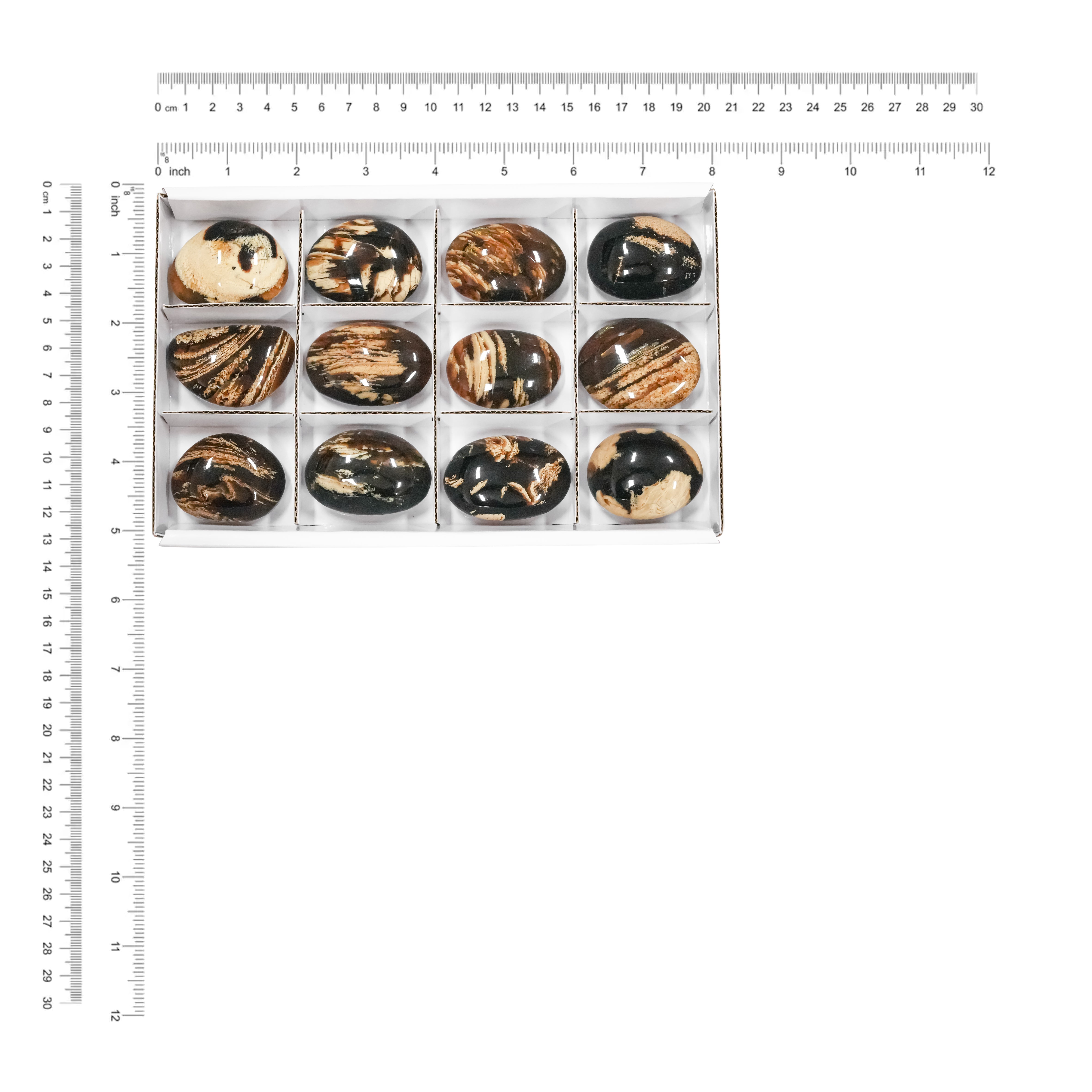 Starborn Milk and Honey Sumatra Bernstein Freeform Palmstein 150 g - 12 Stück