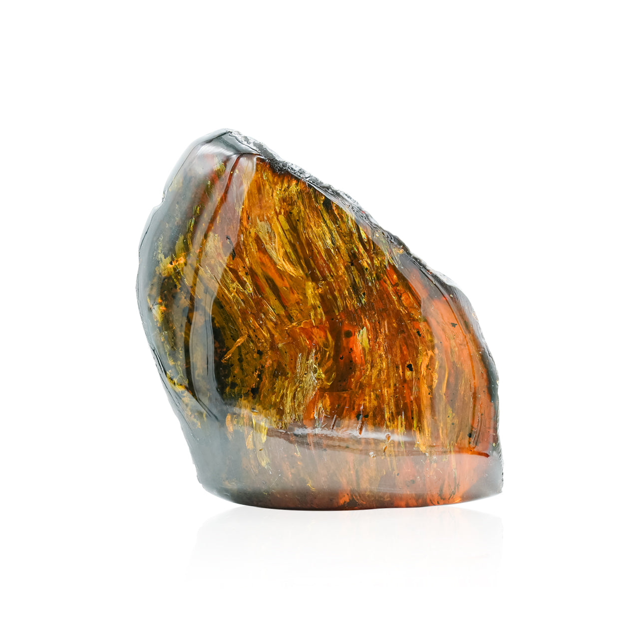 Polished Lion's Mane Sumatra Amber Collector 55-75 gr