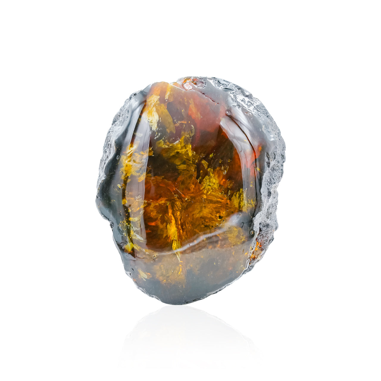Polished Lion's Mane Sumatra Amber Collector 55-75 gr