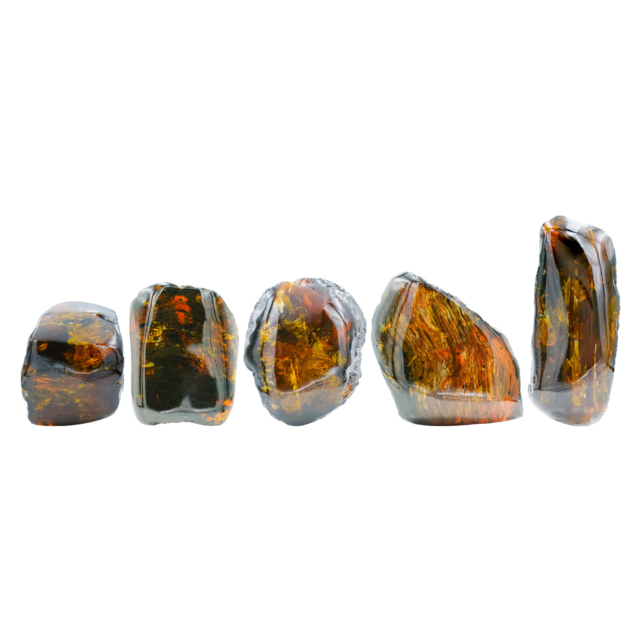 Polished Lion's Mane Sumatra Amber Collector 55-75 gr