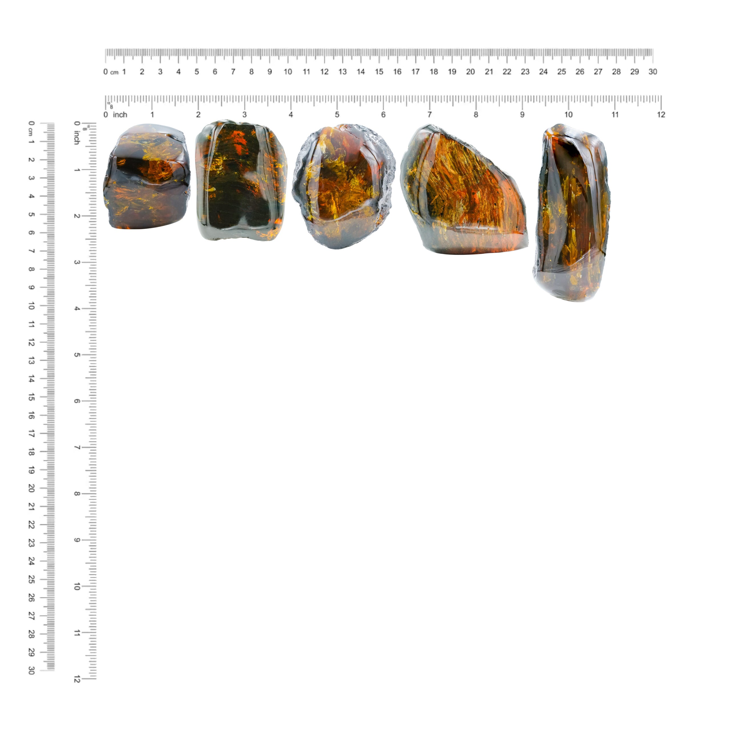 Polished Lion's Mane Sumatra Amber Collector 55-75 gr