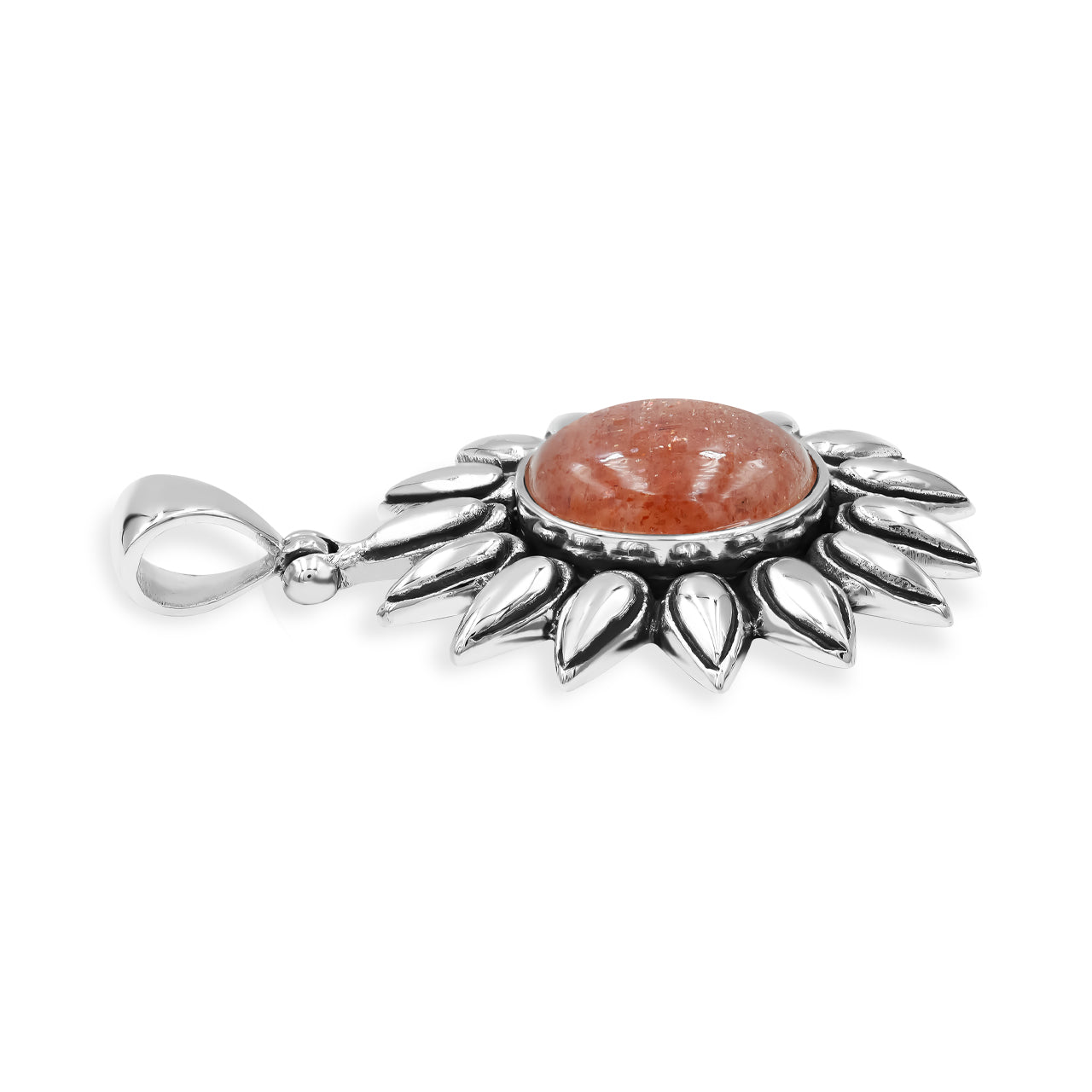 Starborn Sunflower Pendant in Sterling Silver