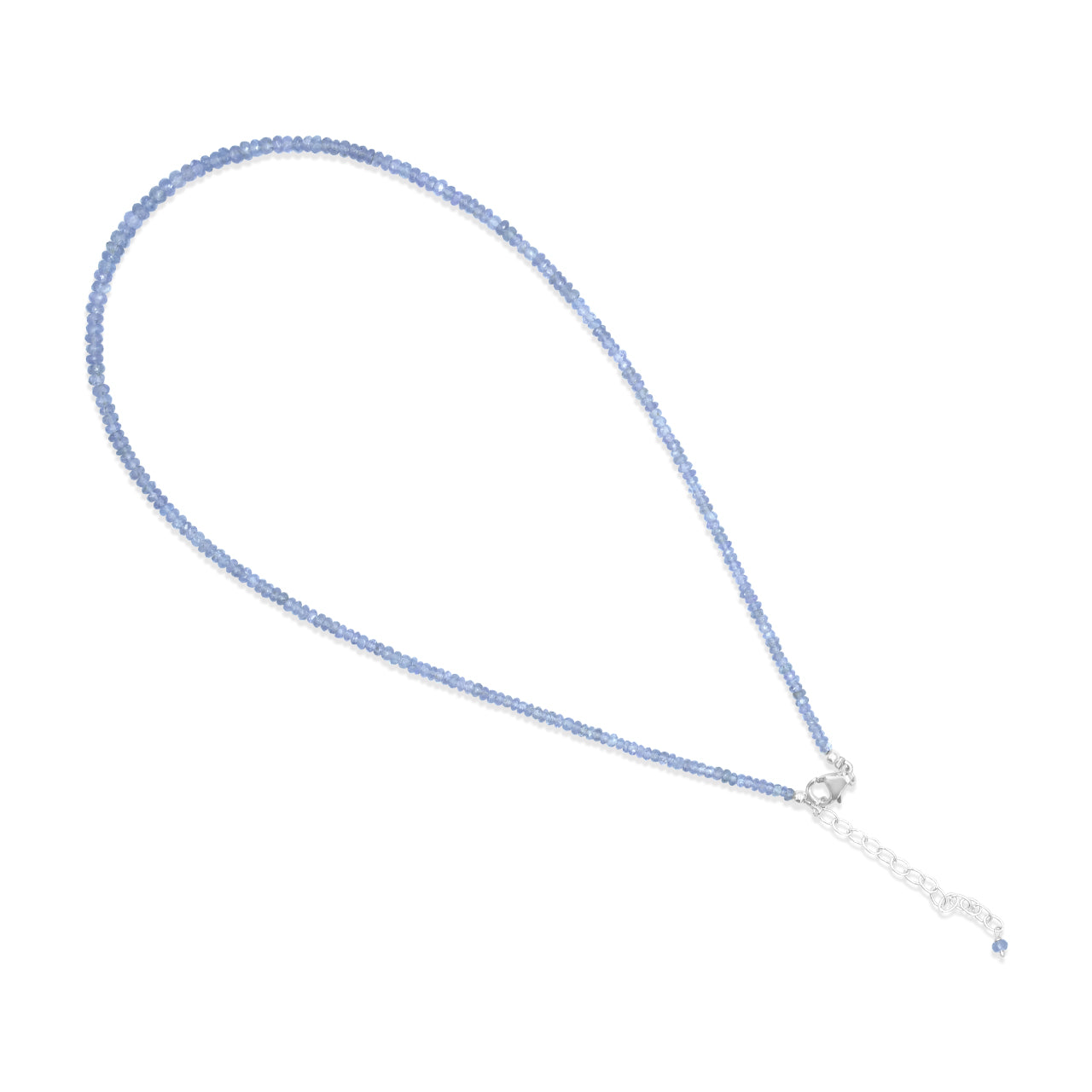 Collar de cuentas de tanzanita natural Starborn