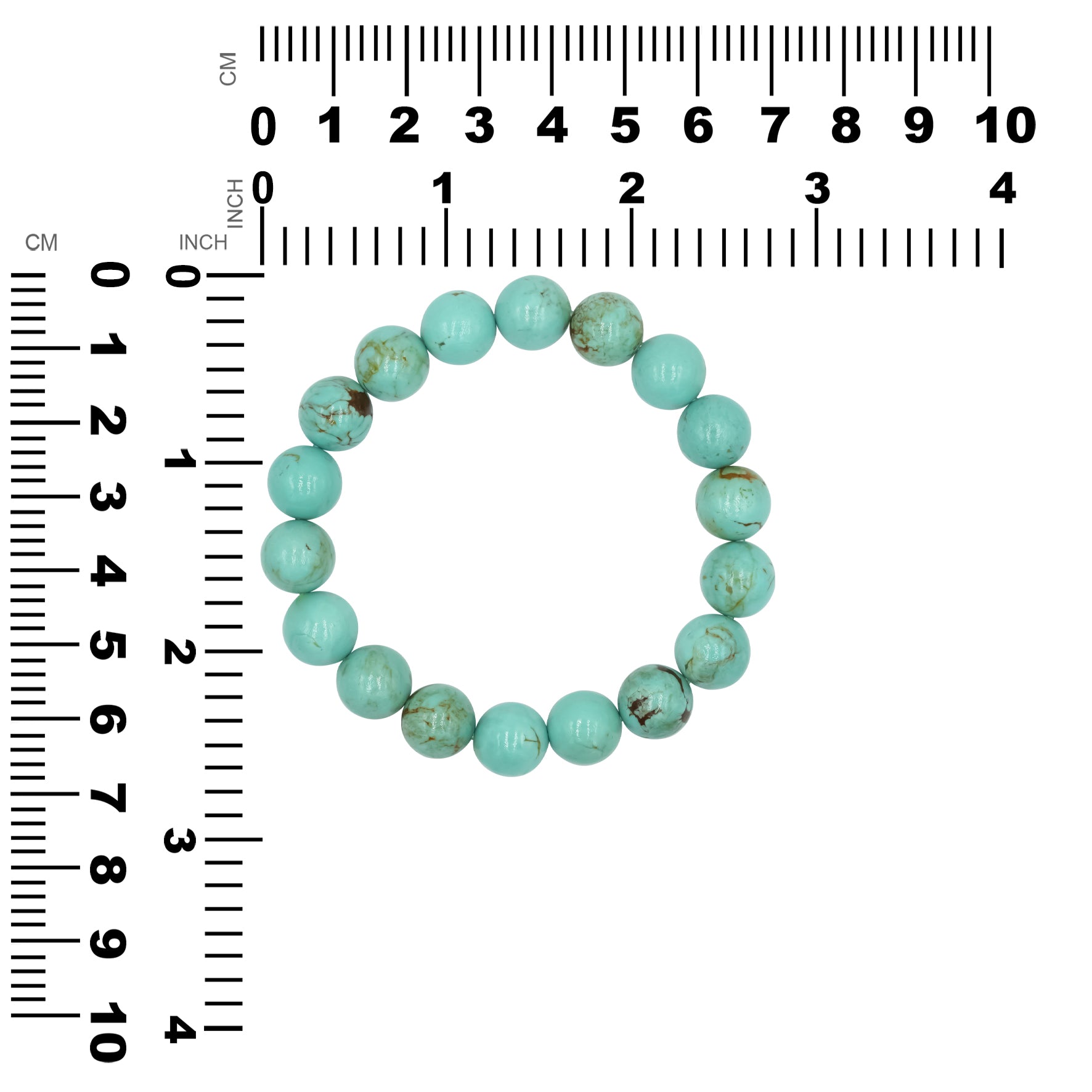 Starborn Turquoise Beaded Elastic Bracelet