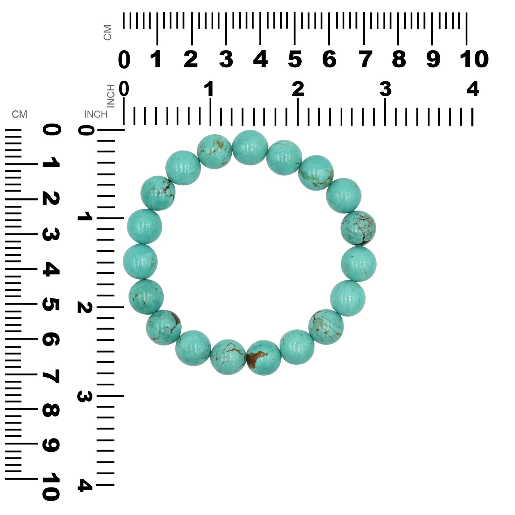 Starborn Turquoise Beaded Elastic Bracelet
