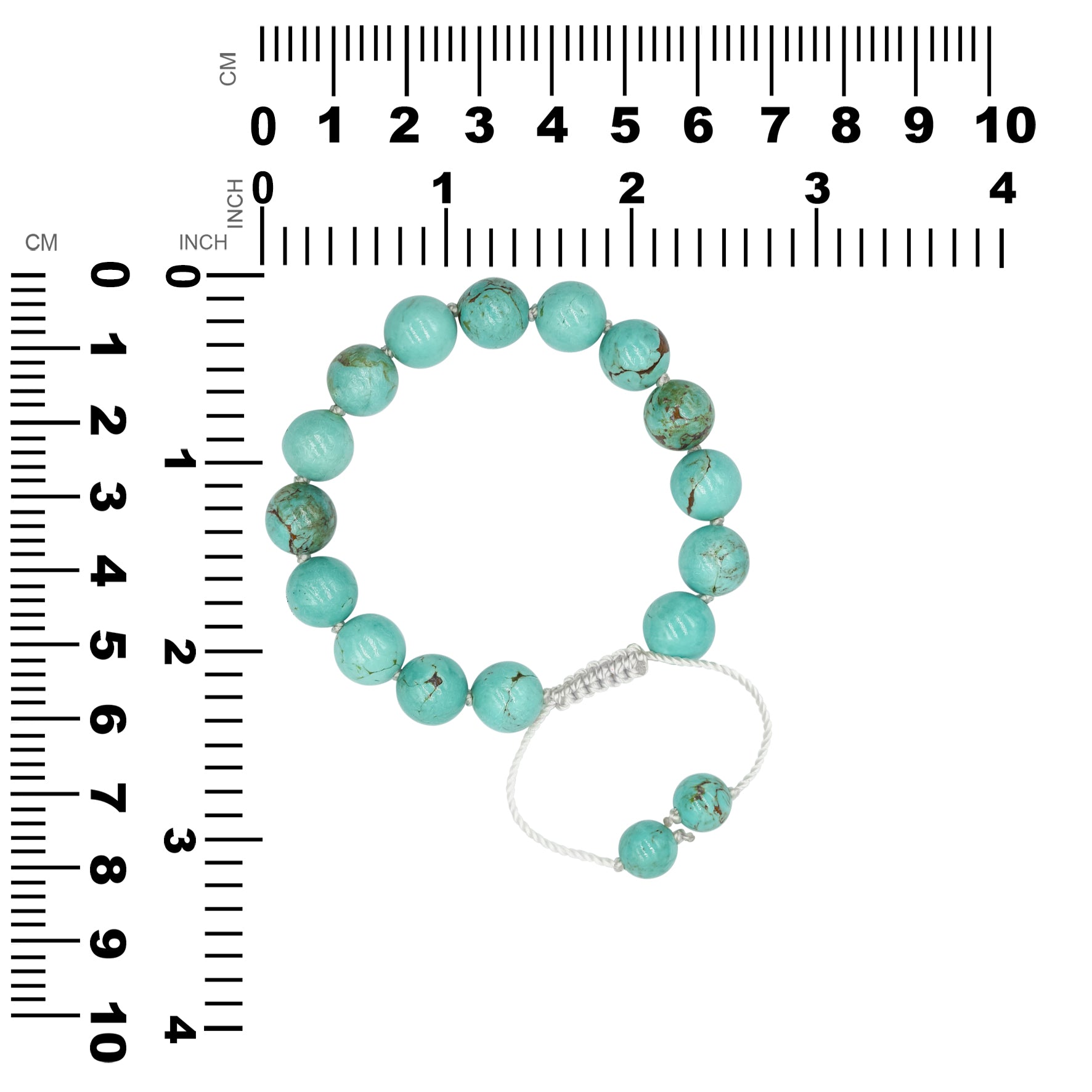 Starborn Turquoise Adjustable Beaded Bracelet
