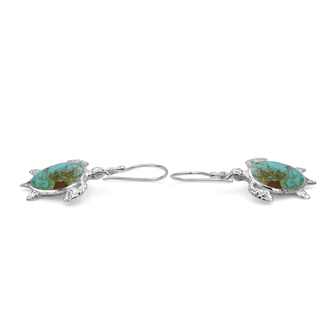 Starborn Turtle Earrings in Sterling Silver