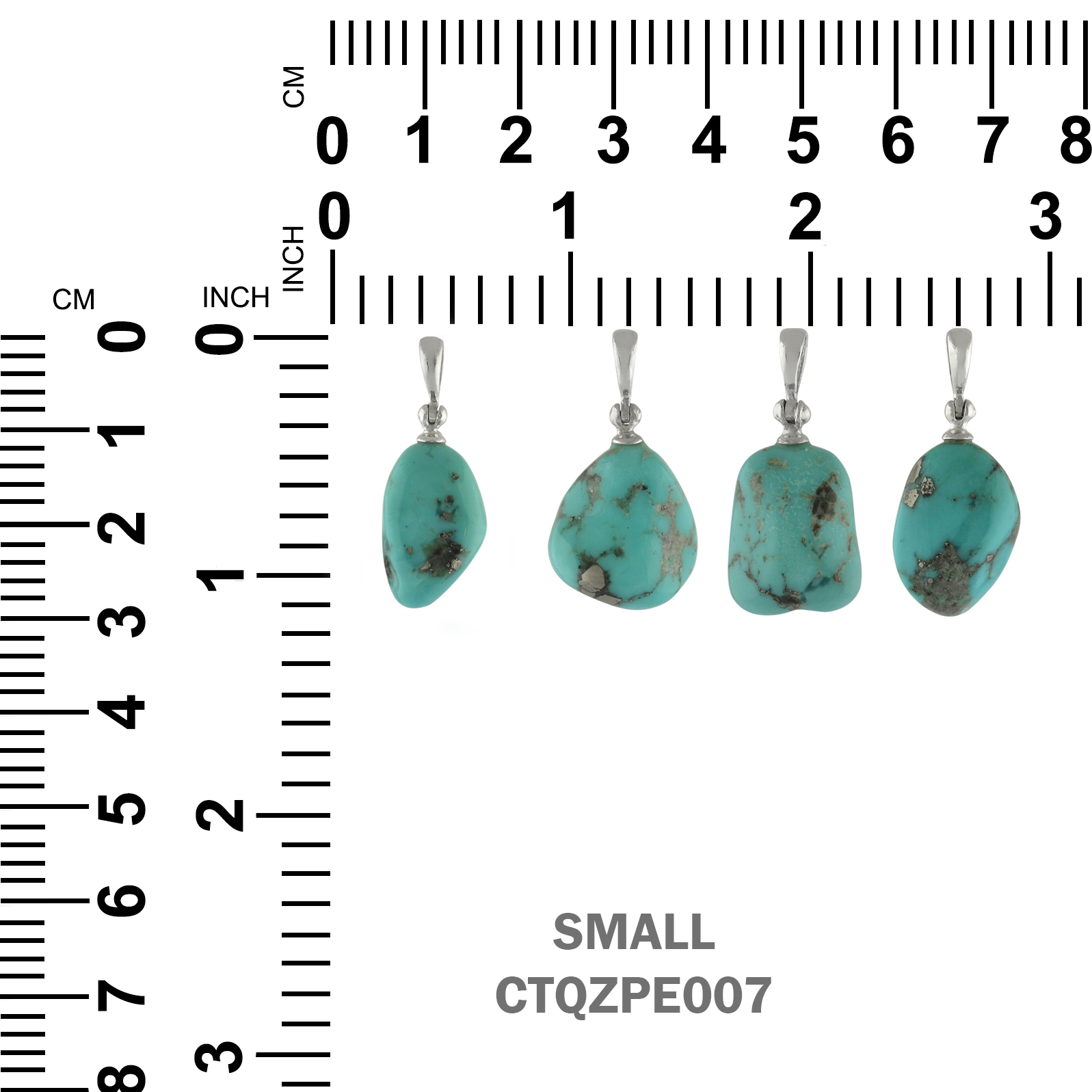 Starborn Campitos Türkis-Anhänger aus Sterlingsilber