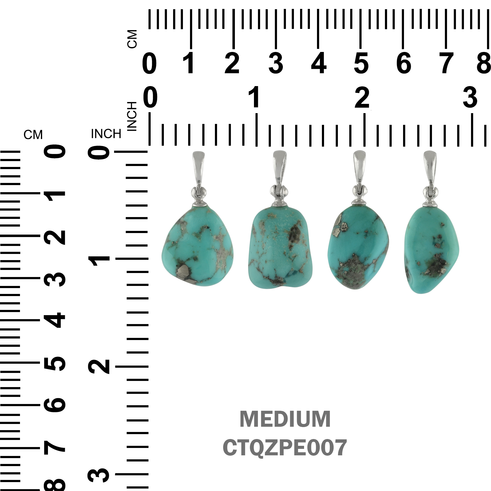 Starborn Campitos Türkis-Anhänger aus Sterlingsilber