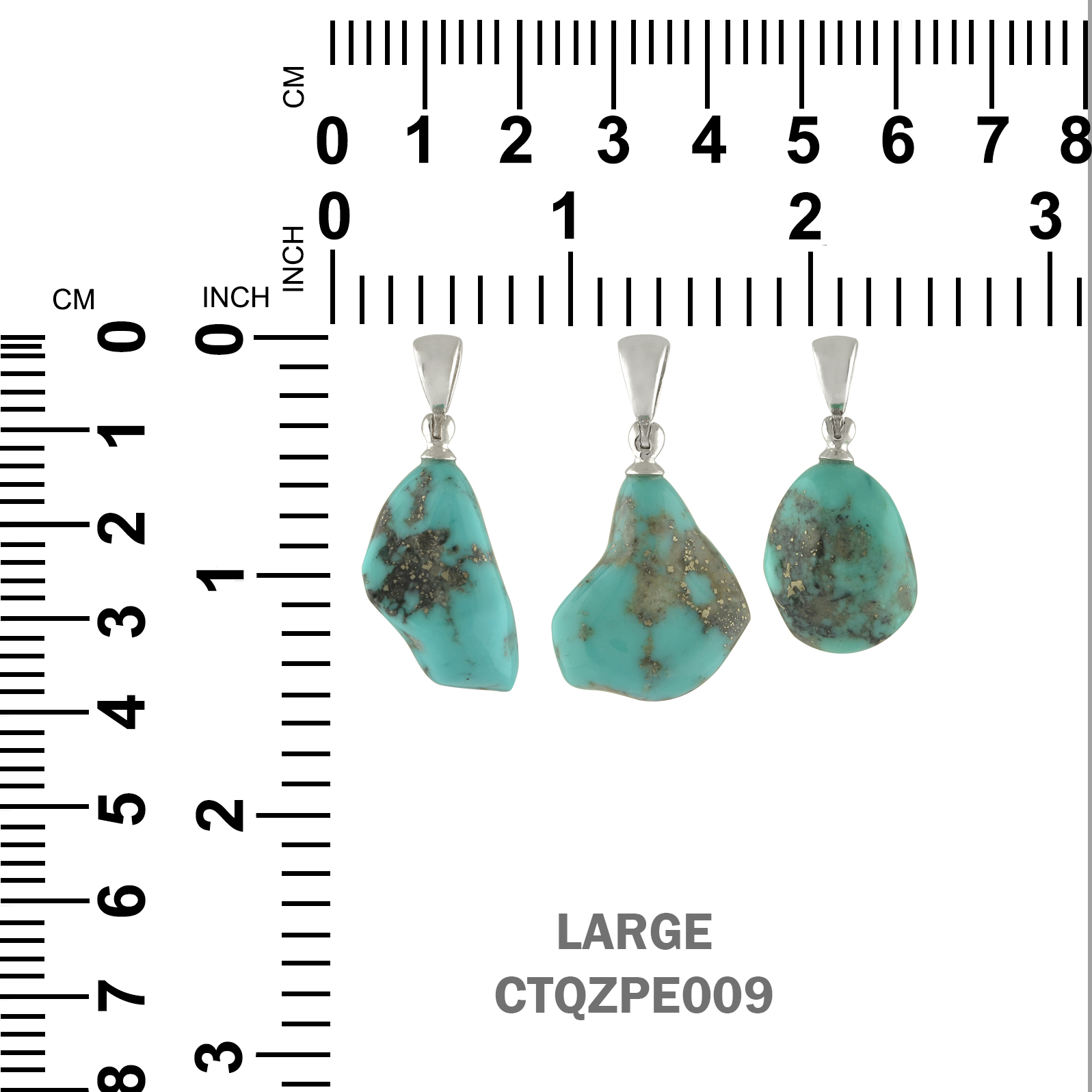 Starborn Campitos Türkis-Anhänger aus Sterlingsilber