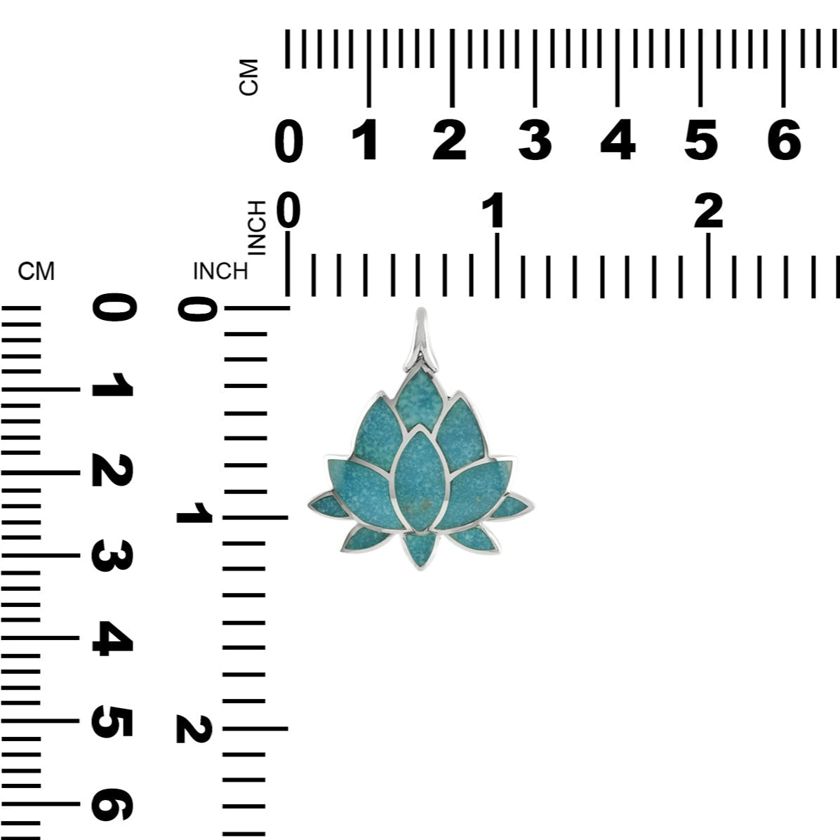 Starborn Bunter Ammolit-Lotus-Anhänger aus Sterlingsilber