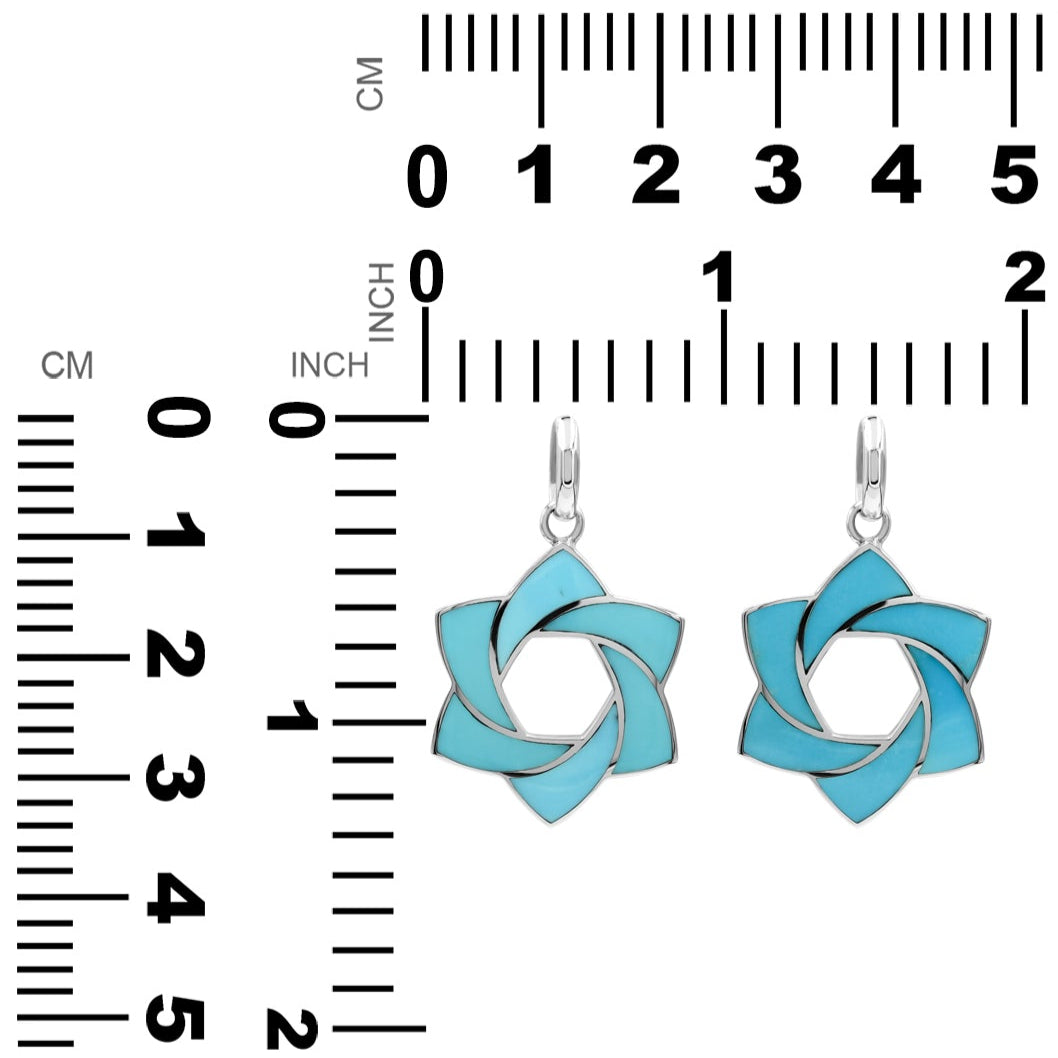 Starborn Gemstone 6-Point Knot Pendant in Sterling Silver