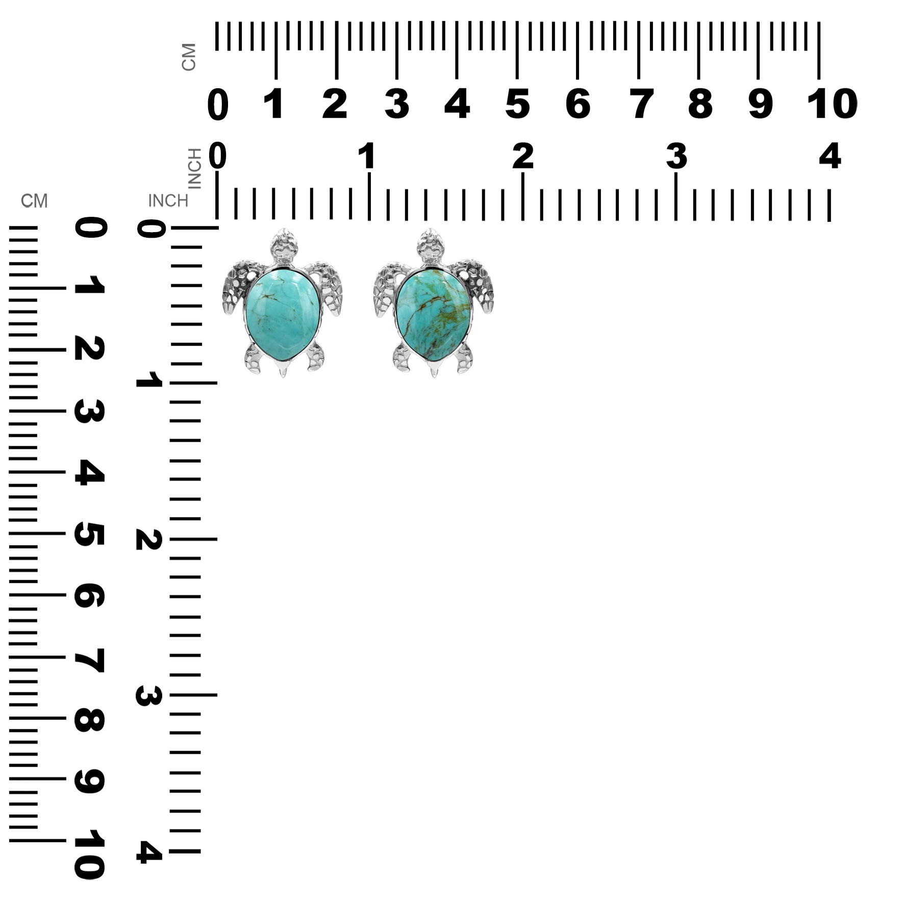 Starborn Sea Turtle Pendant in Fine Sterling Silver