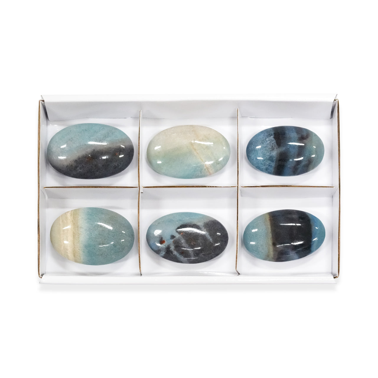 Troilite Palm Stones 6 Pieces - 350 Grams