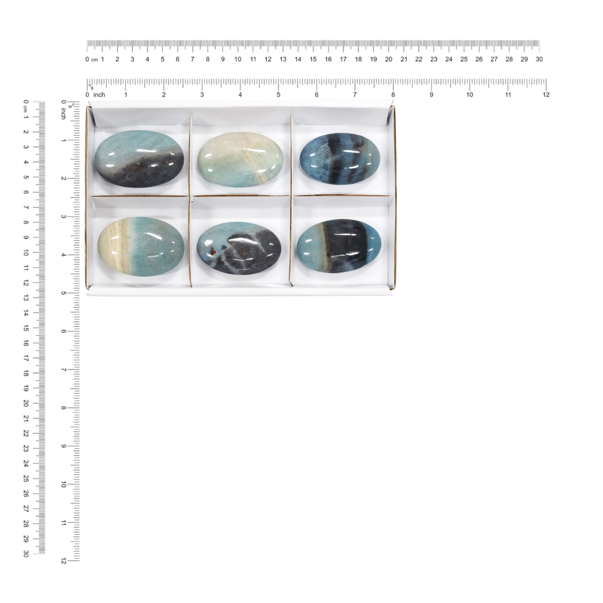 Troilite Palm Stones 6 Pieces - 350 Grams