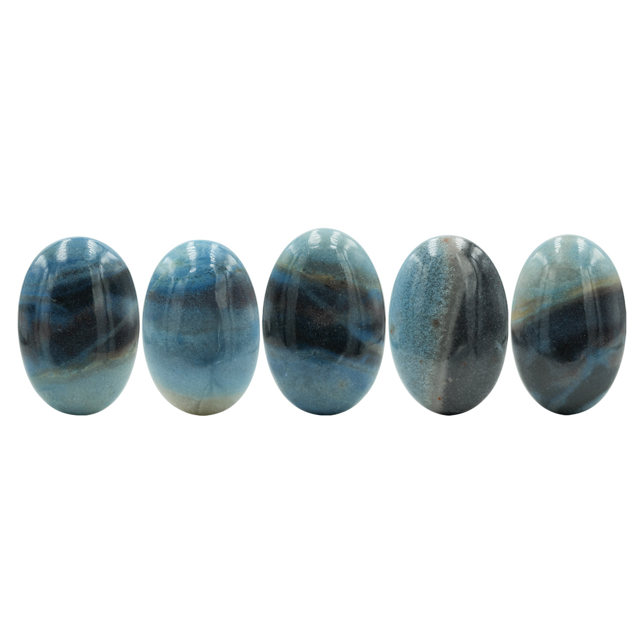 Starborn Troilite Polished Oval Palm Stone - 1 Piece