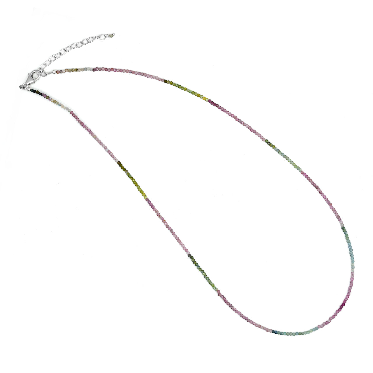 Starborn Tourmaline Faceted Bead Chain Necklace