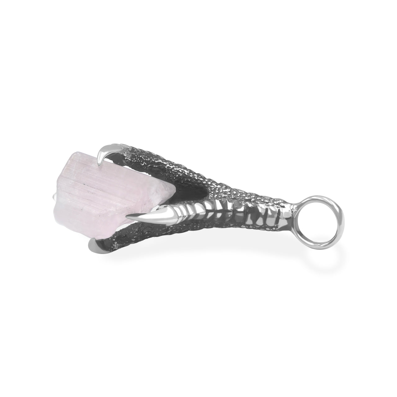Starborn Gemstone Eagle Claw Pendant in Sterling Silver