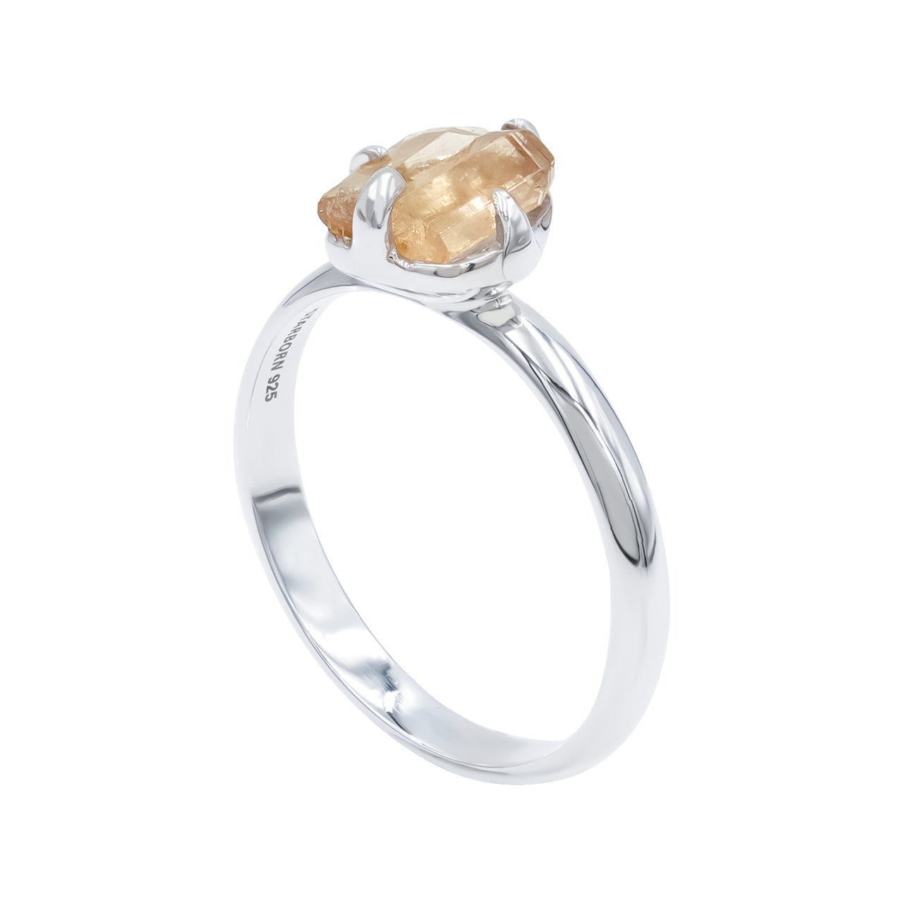 Starborn Utah Topaz Prong Set Ring in Sterling Silver