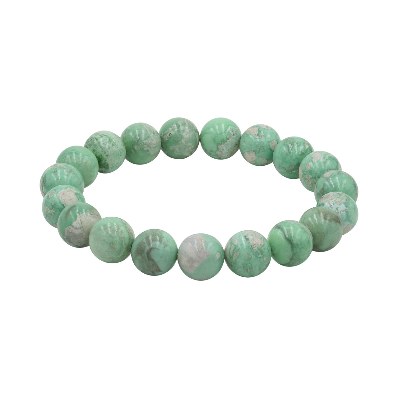 Starborn Variscite Elastic Beaded Bracelet