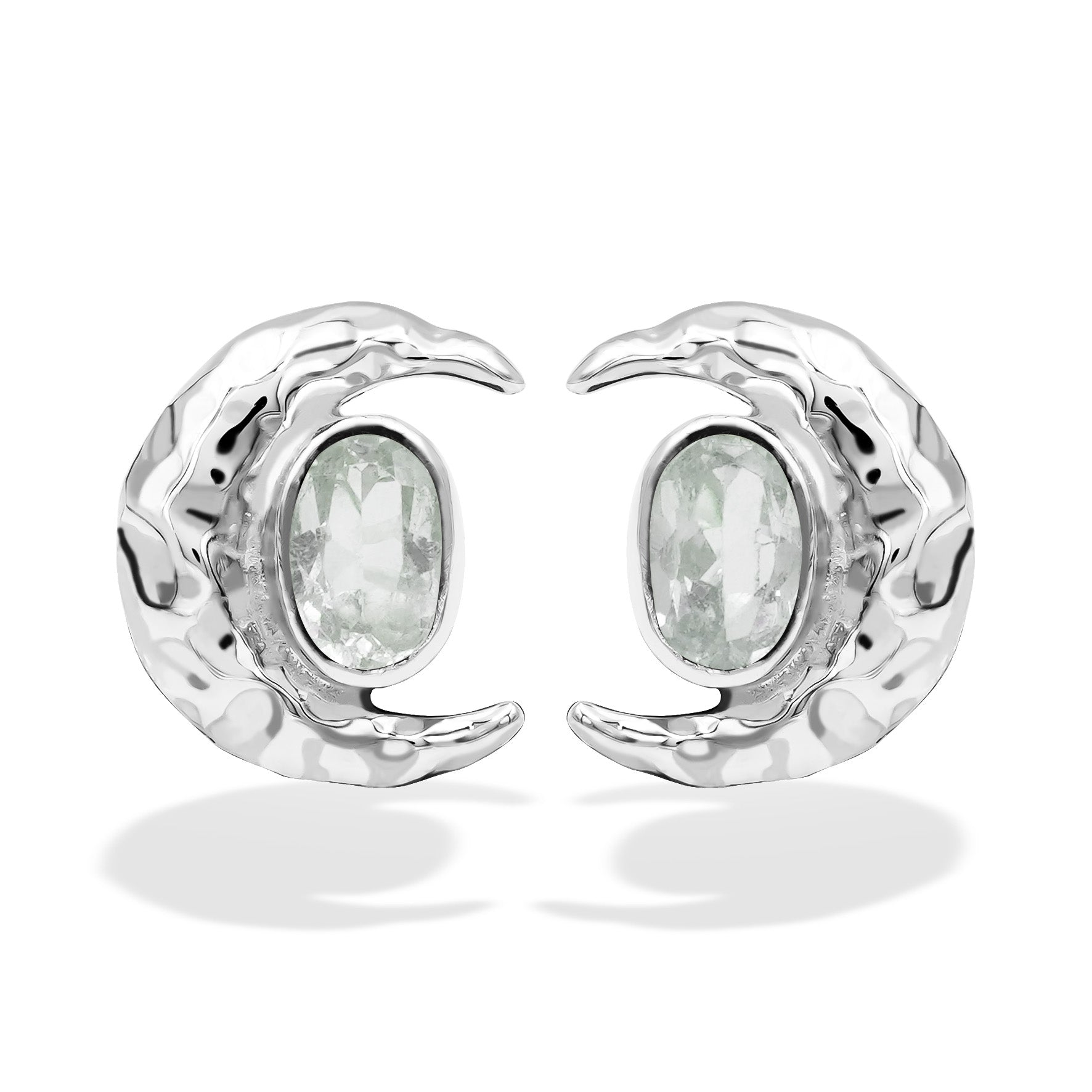 Starborn – Getrommelte Karneol-Ohrstecker im Ohrstecker-Stil, Sterlingsilber