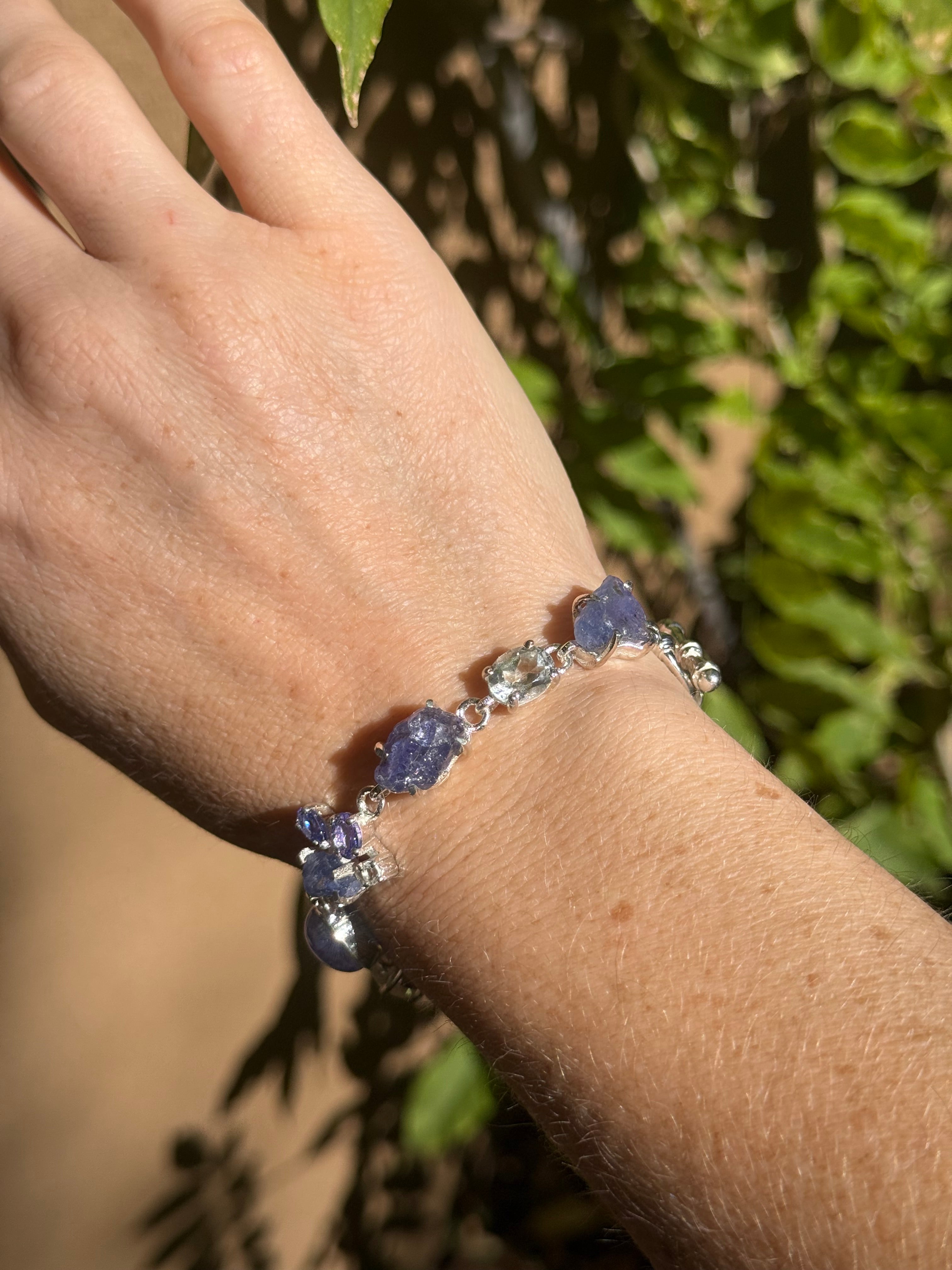 Starborn Tanzanite Bracelet in Sterling Silver