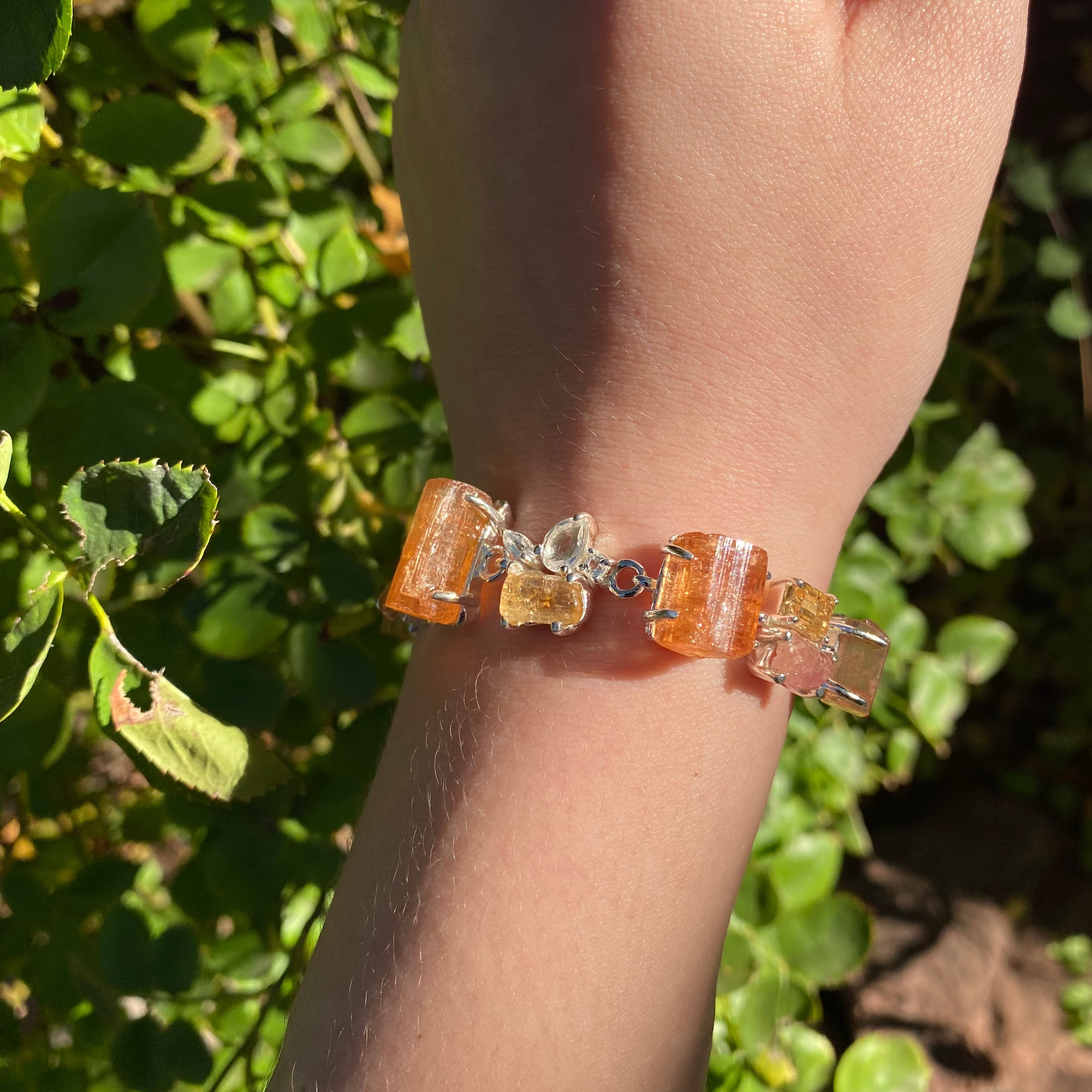 Starborn Imperial Topaz Bracelet in Sterling Silver