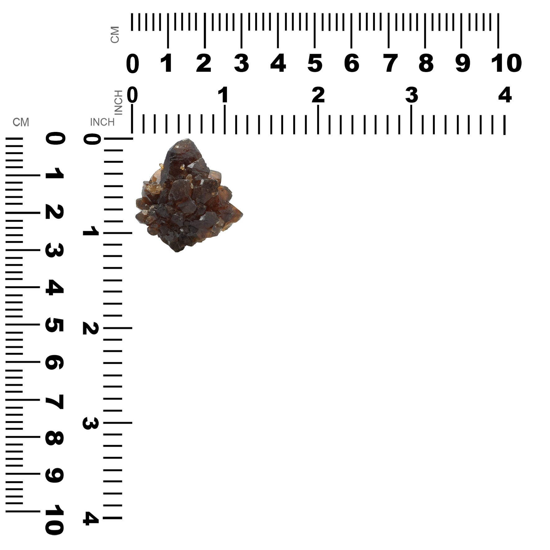 Starborn Natural Citrine Cluster 61.5 cts Collector's Corner Specimen - 1 Piece