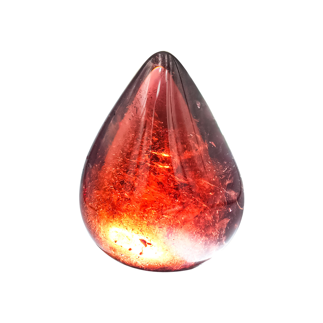 Starborn Brazilian Spessartite Garnet Pear Cabochon 28 cts - 1 Piece