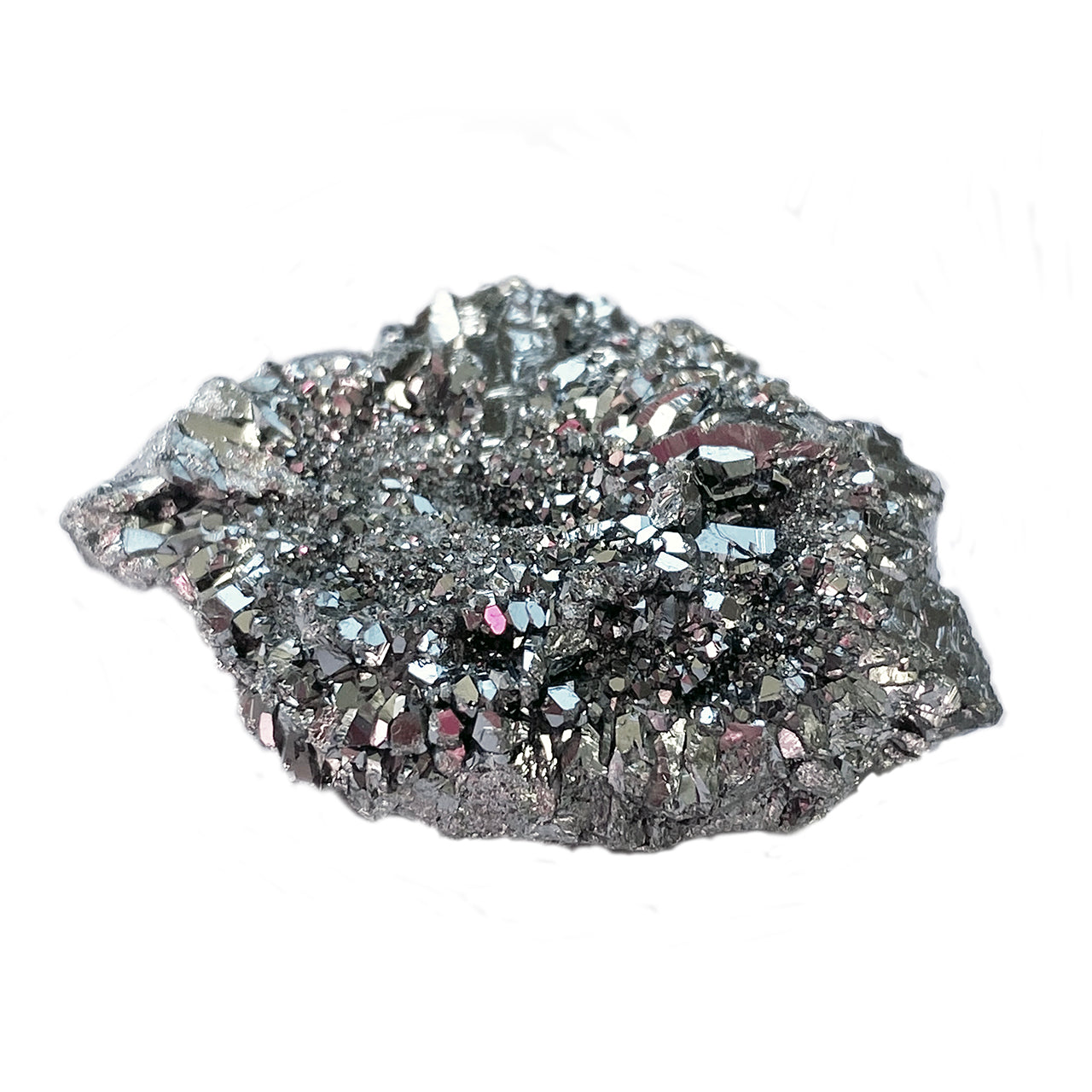 Starborn Drusy Quartz Silver Rosette 37mm – 1 Piece