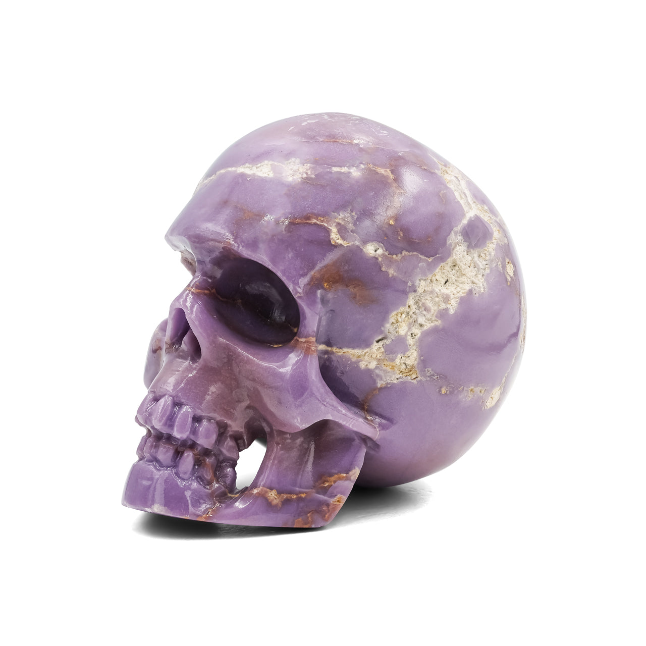 Starborn Hand Carved Phosphosiderite Skull 845 cts - 1 Piece