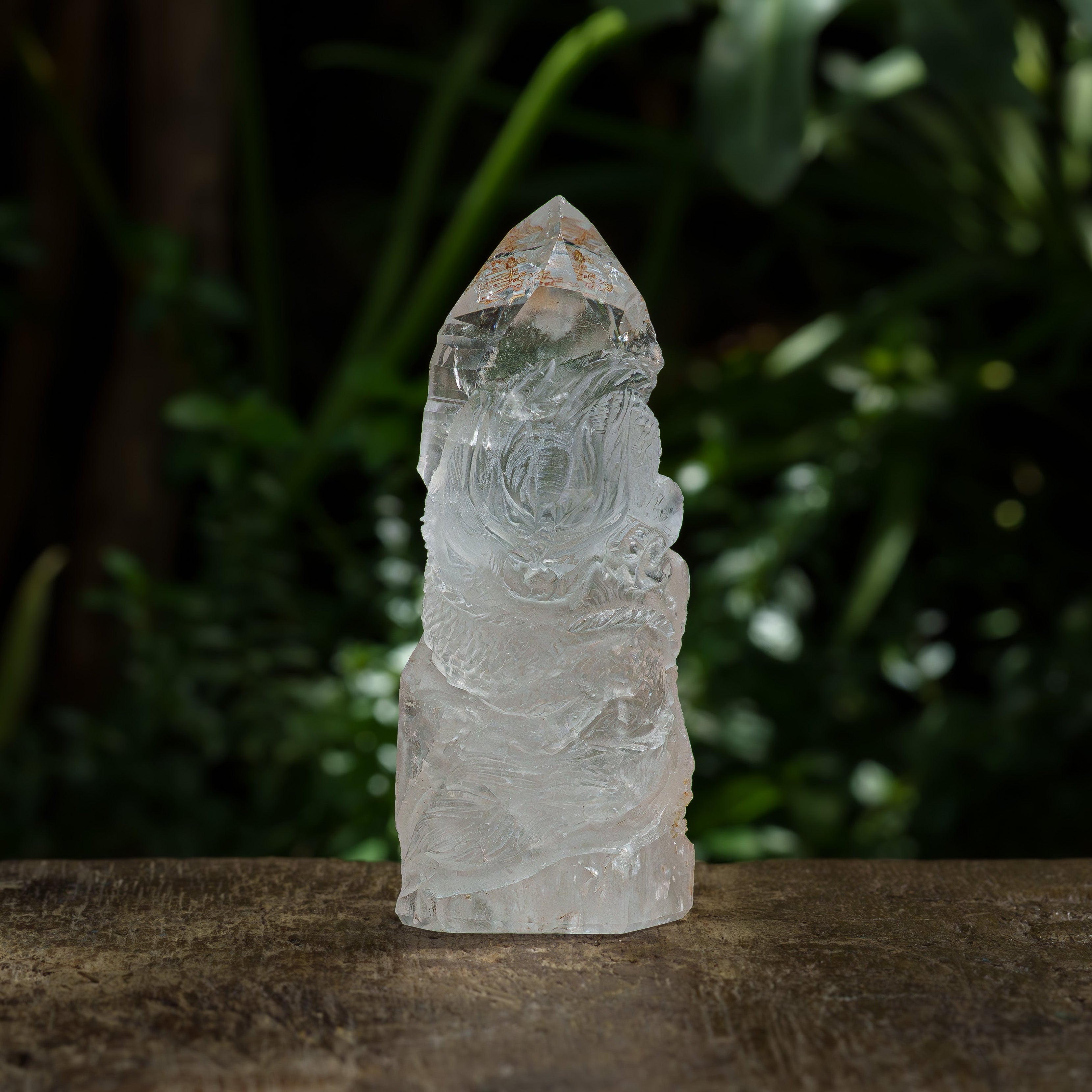 Starborn Hand Carved Quartz Dragon - 1 Piece