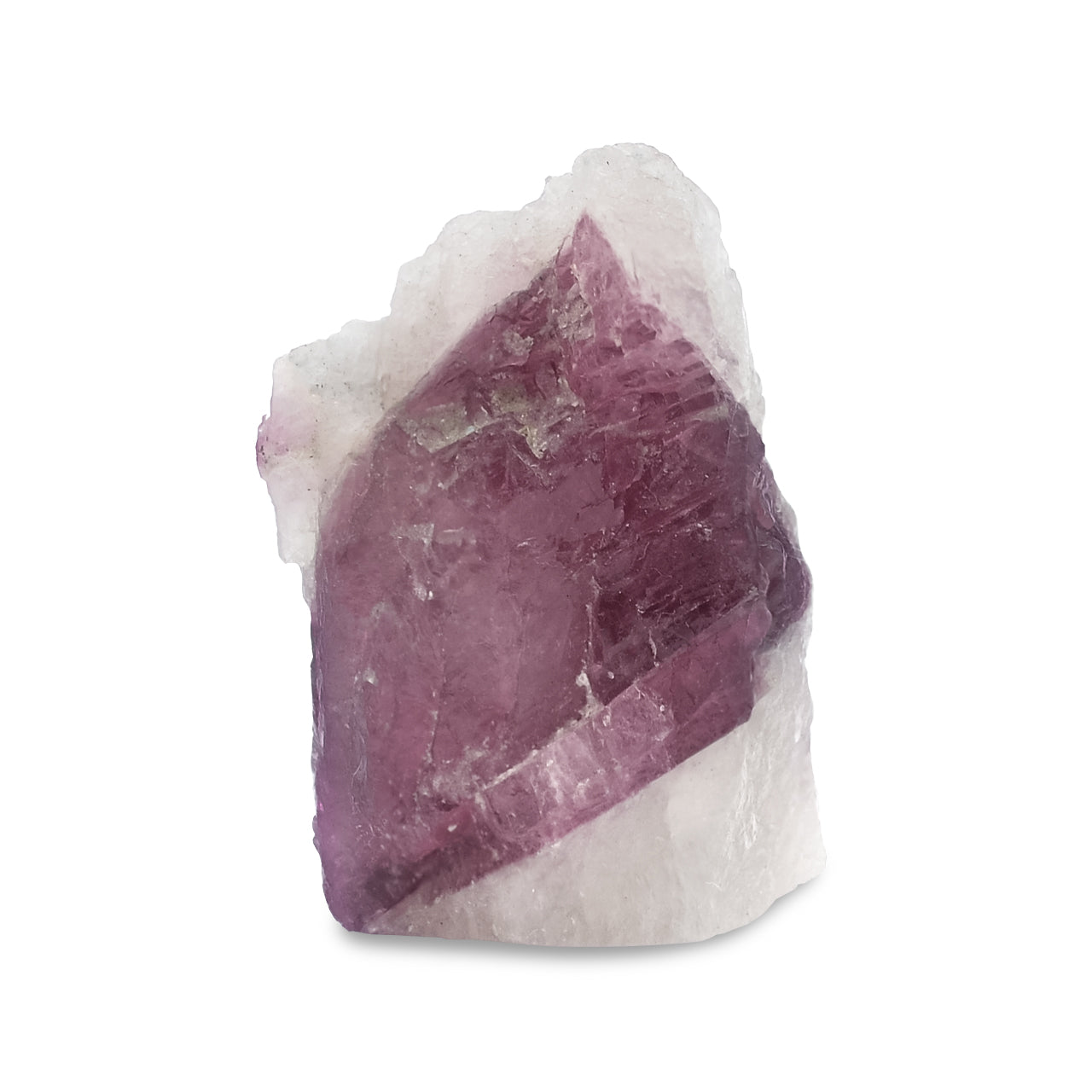 Starborn Rubellite in Quartz Collector's Corner Specimen 123.5 cts - 1 Piece